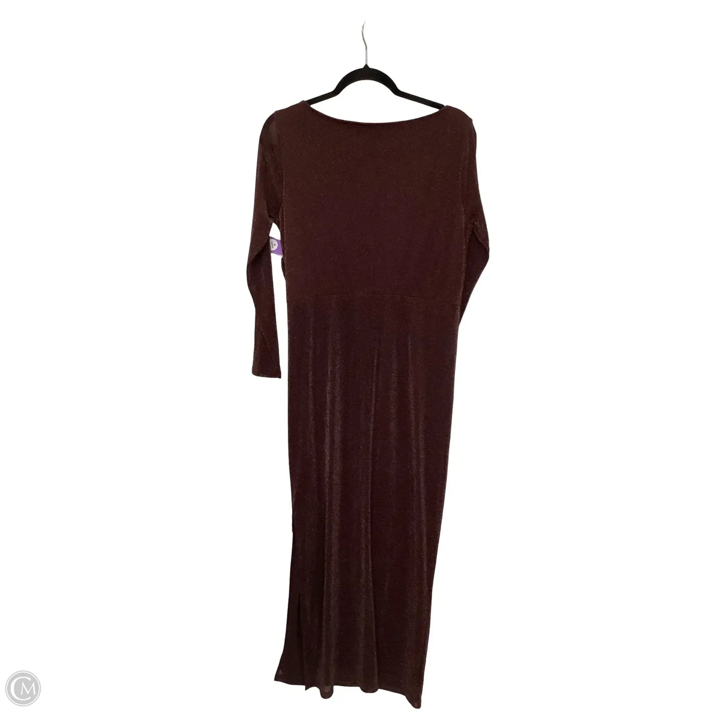 Dress Party Long By CANDALITE In Purple, Size: 1x