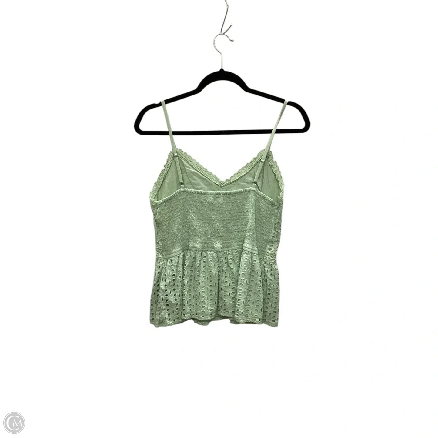 Top Sleeveless By Japna In Green, Size: L