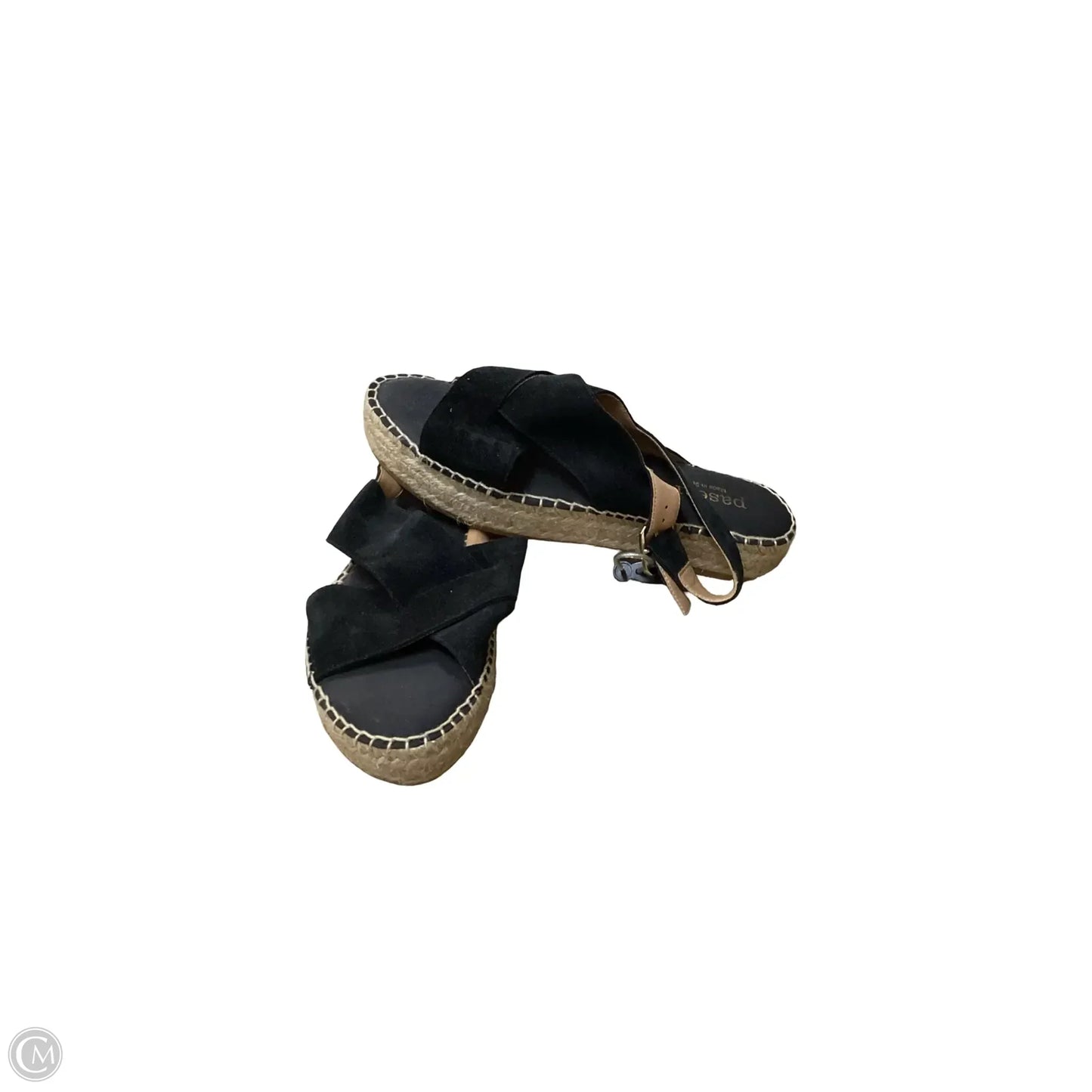 Sandals Flats By Paseart In Black, Size: 9.5