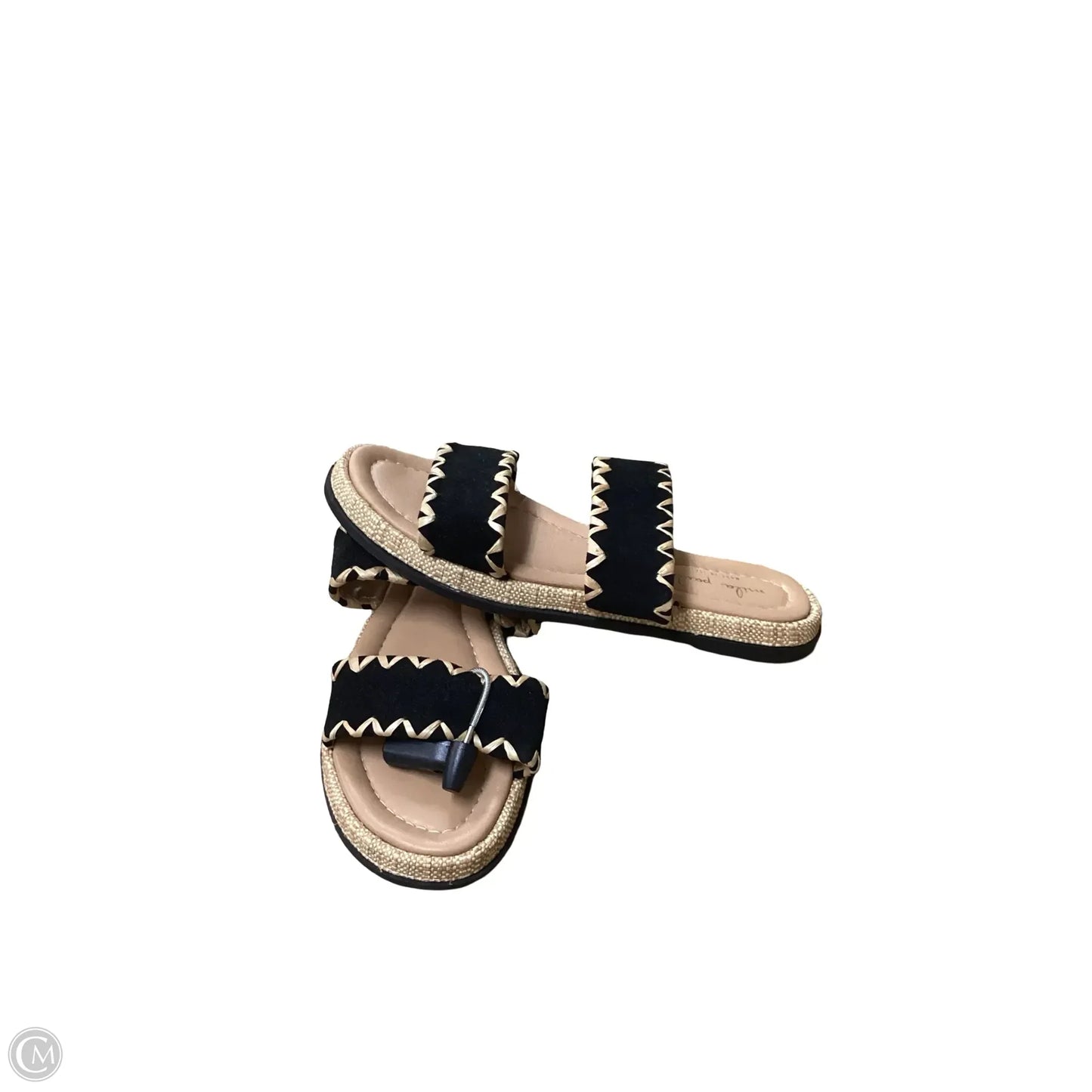 Sandals Flats By Mila Paoli In Black, Size: 9