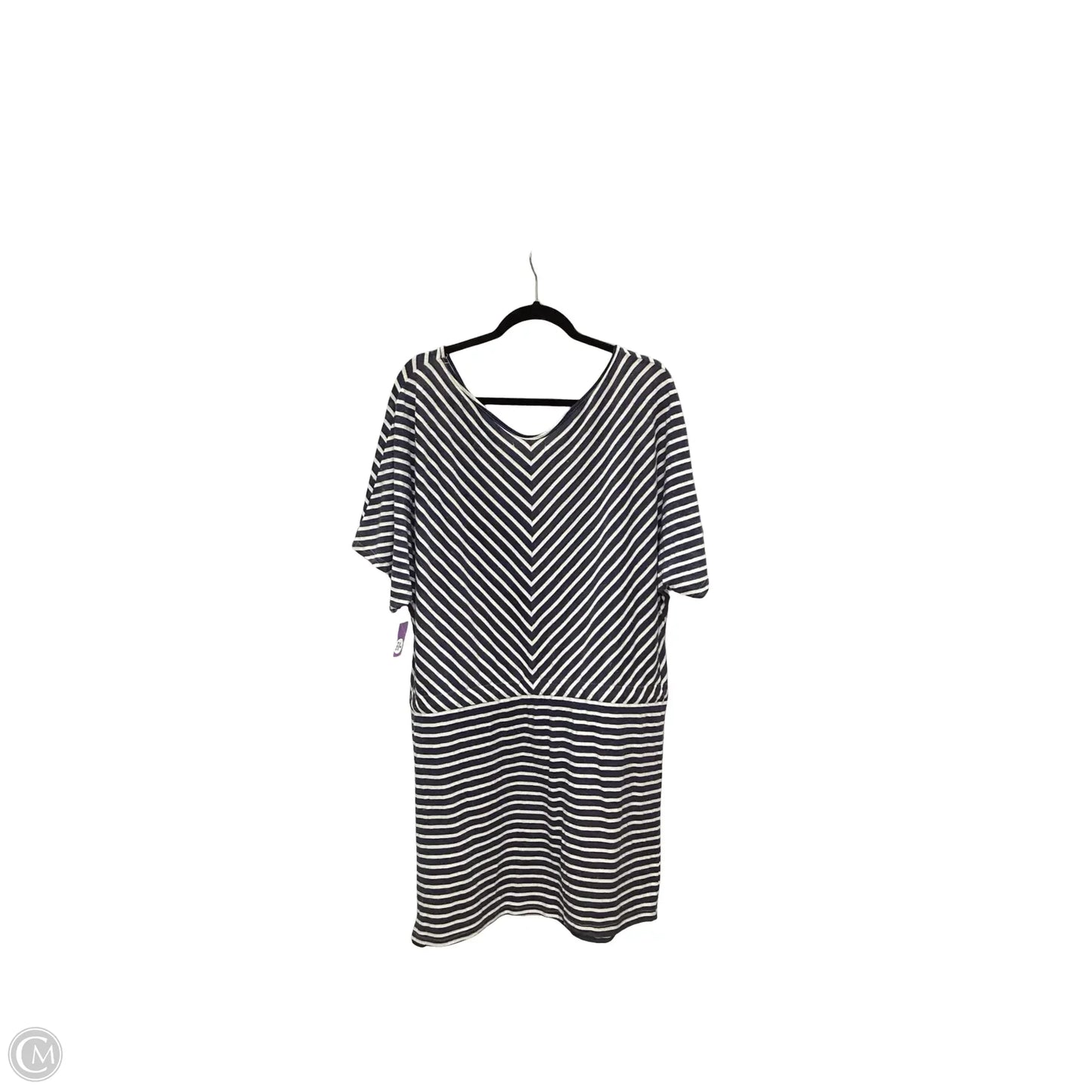 Dress Casual Short By Umgee In Striped Pattern, Size: 1x