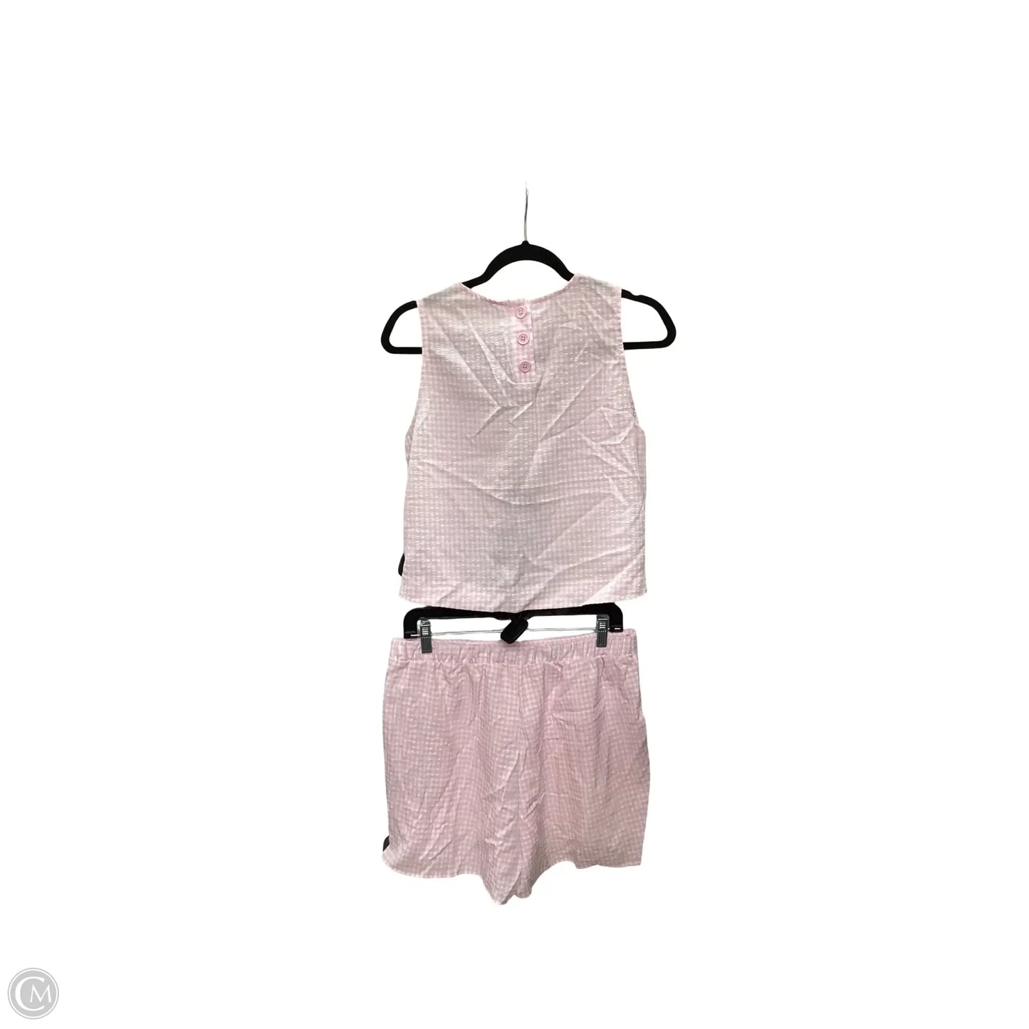 Shorts Set By Double Zero In Pink, Size: M