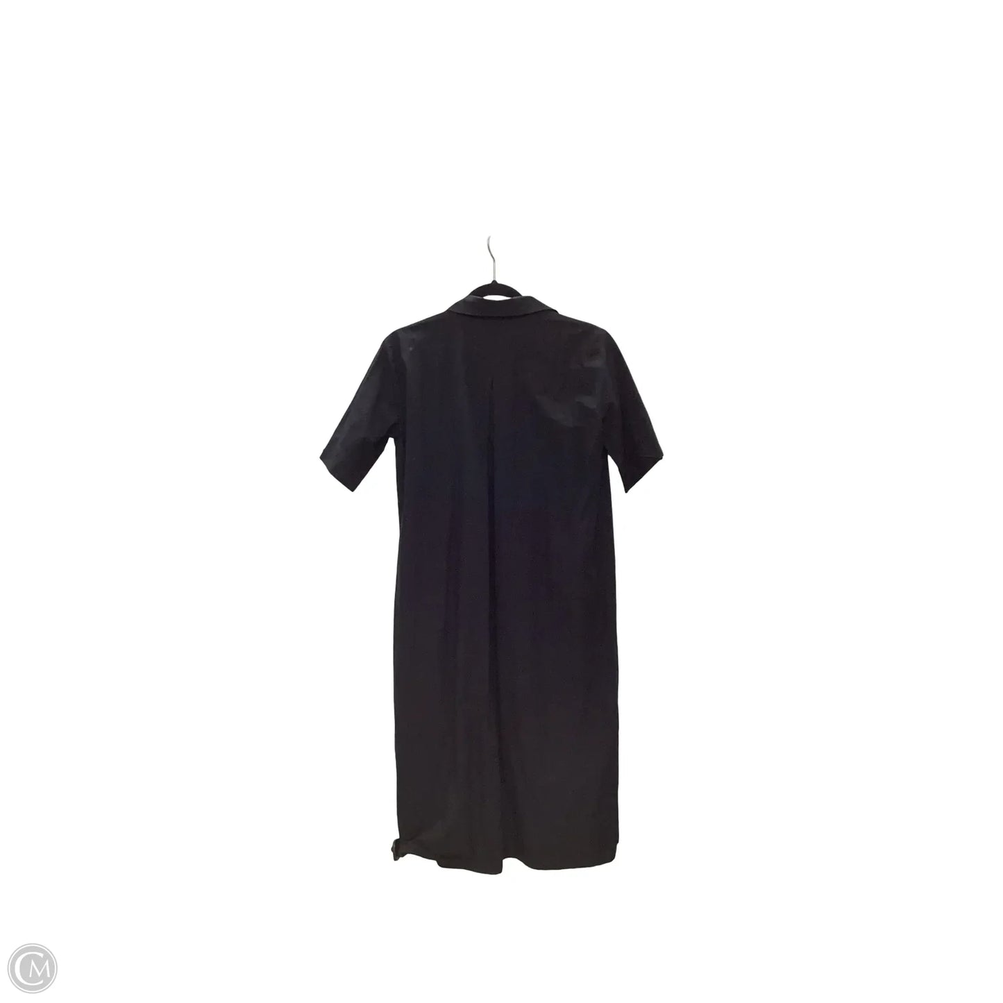 Designer Dress Casual Midi By Eileen Fisher In Black, Size: Xxs