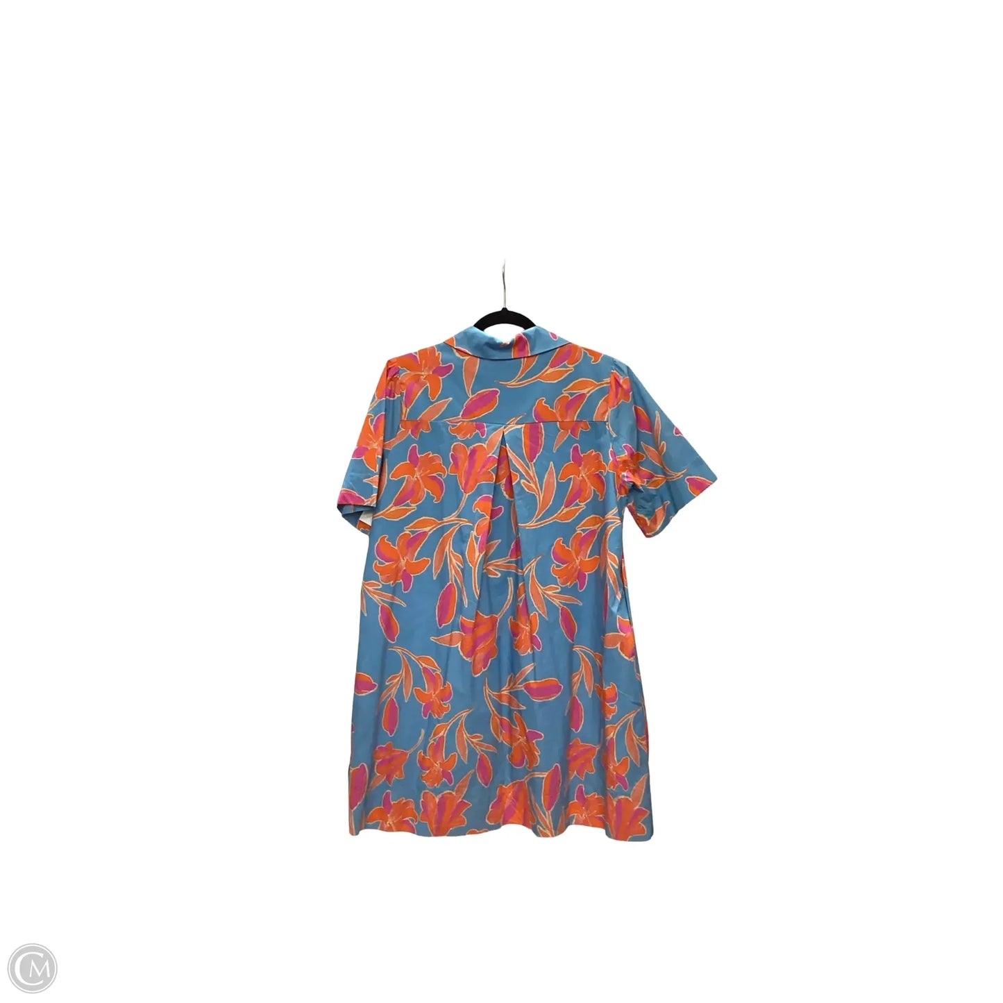 Dress Casual Short By Thml In Blue & Orange, Size: S