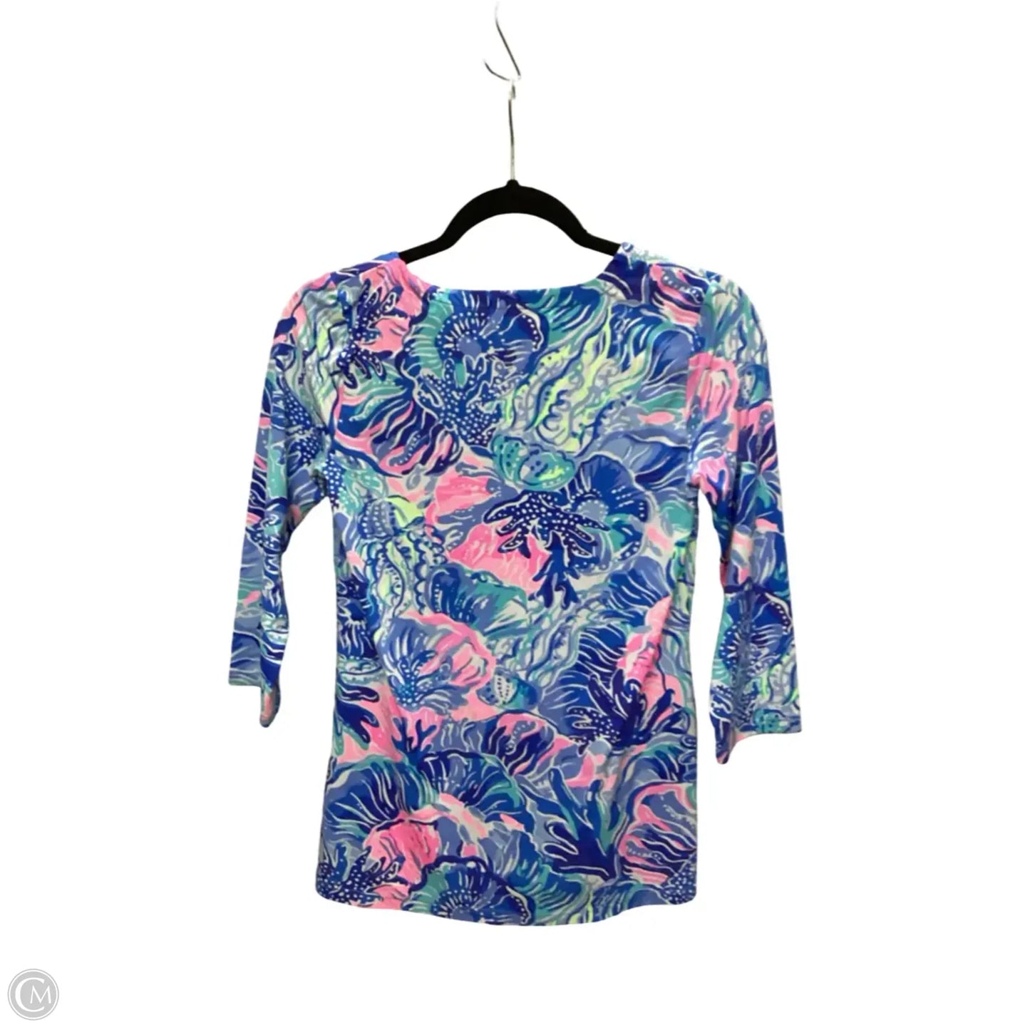 Blouse Designer By Lilly Pulitzer In Blue, Size: Xs