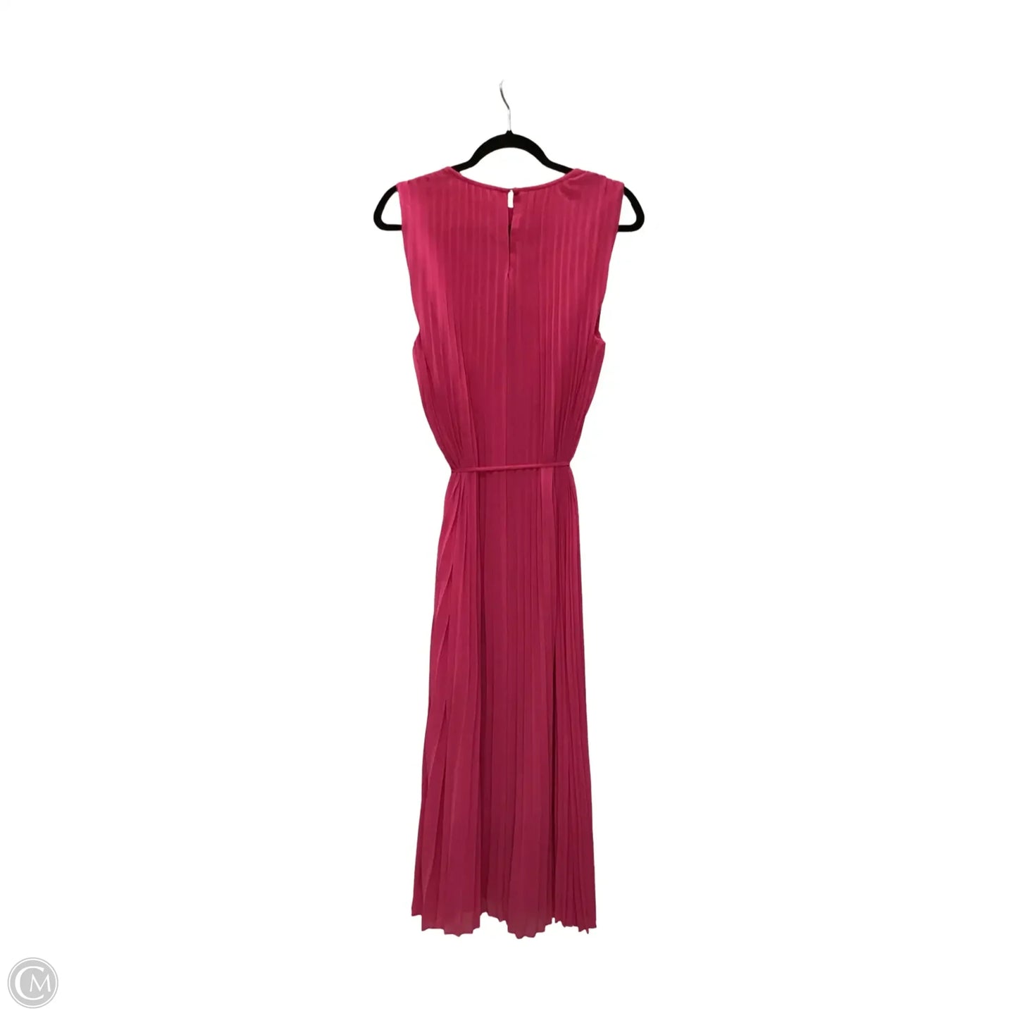 Dress Casual Midi By Ann Taylor In Pink, Size: L