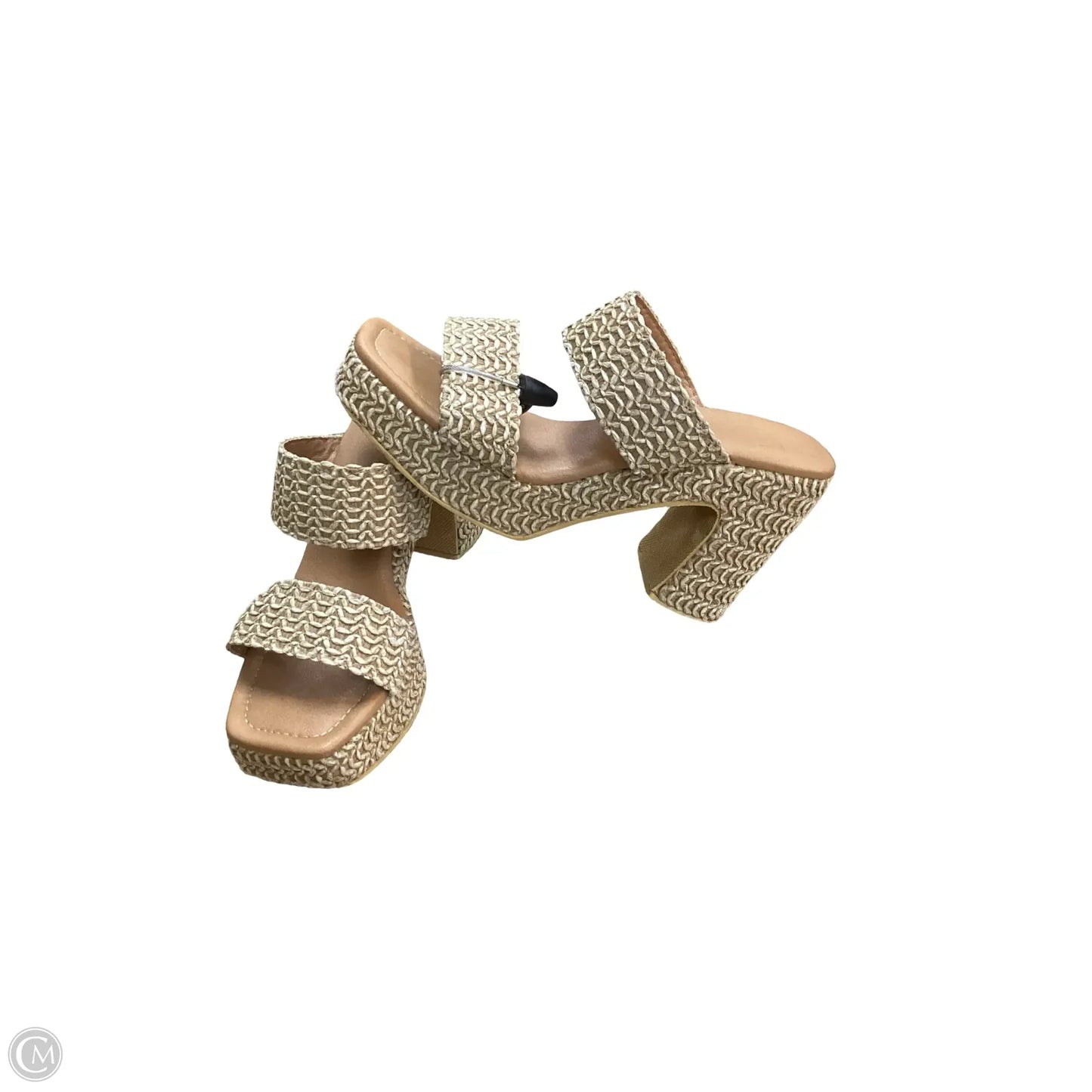 Sandals Heels Block By Matisse In Brown, Size: 10