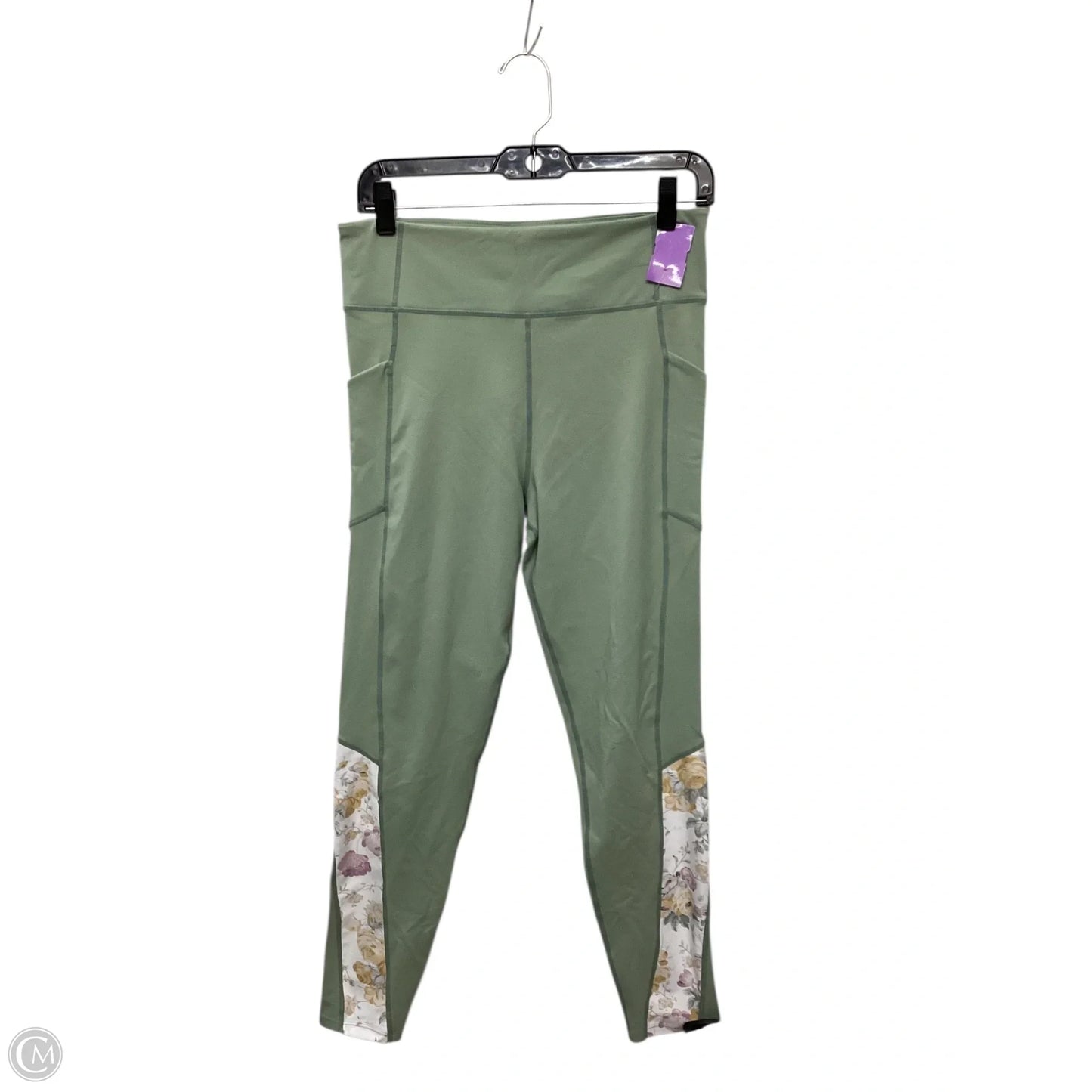 Athletic Leggings By Tuckernuck In Green, Size: M