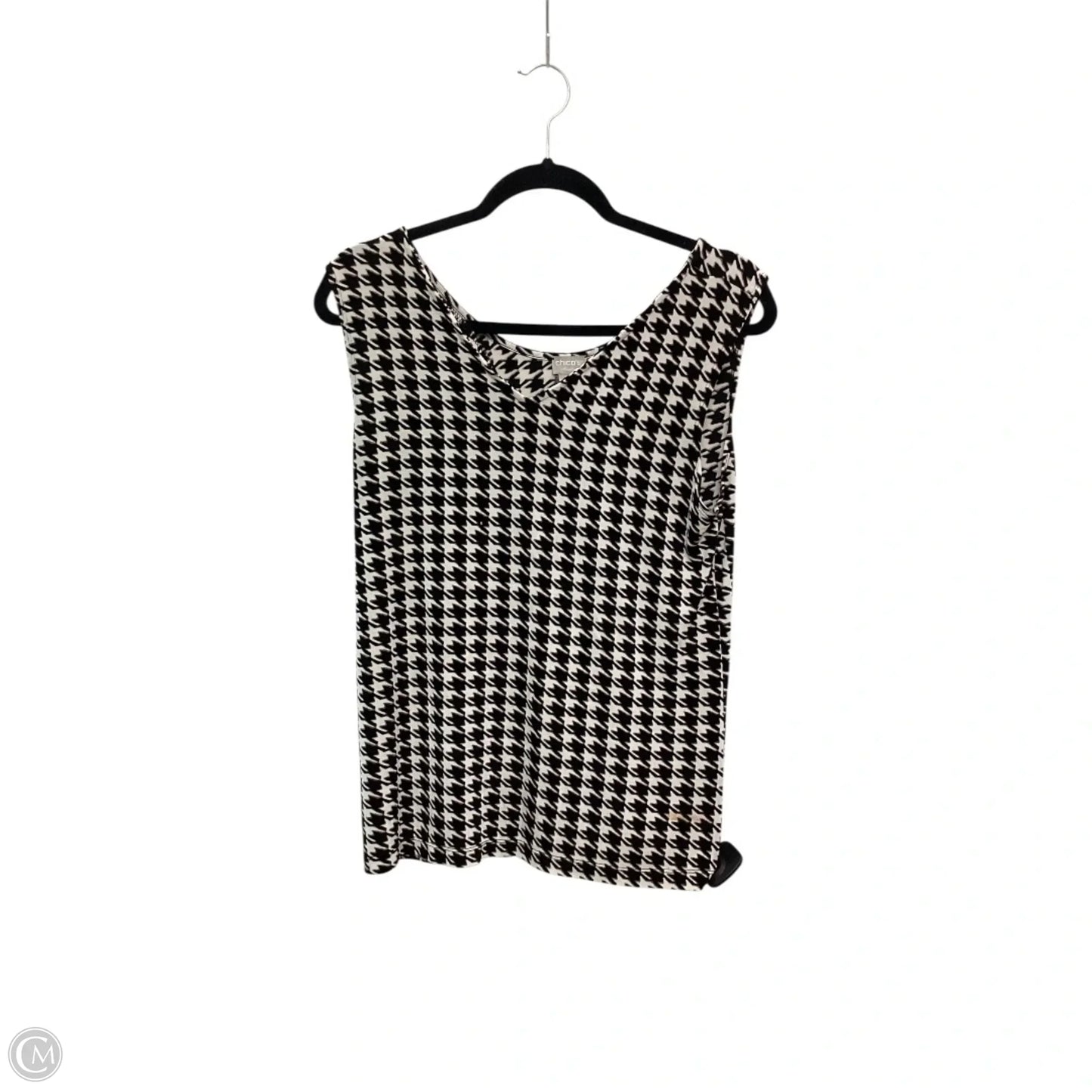 Top Sleeveless By Chicos In Multi-colored, Size: M