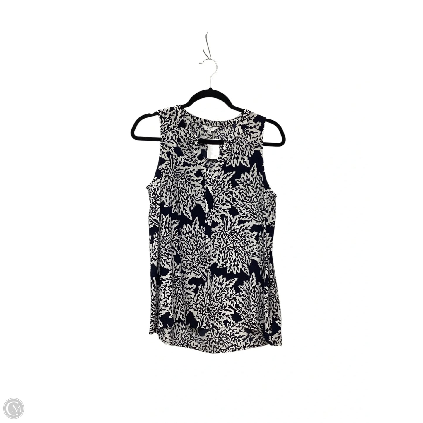 Top Sleeveless By Crown And Ivy In Multi-colored, Size: M