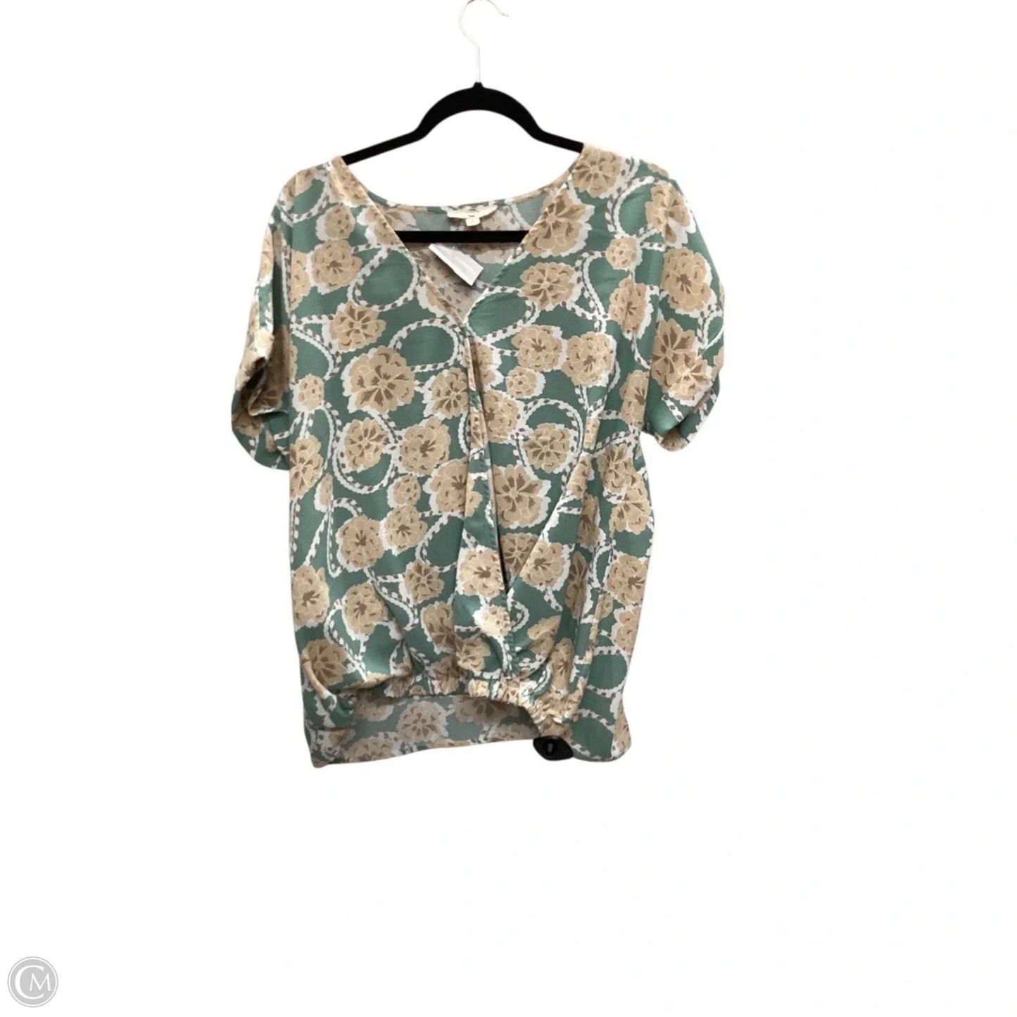 Top Short Sleeve By Entro In Multi-colored, Size: L