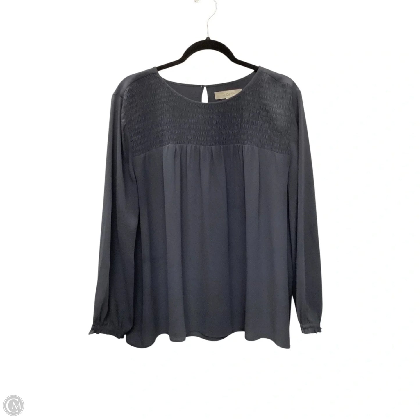 Top Long Sleeve By Loft In Grey, Size: Xl