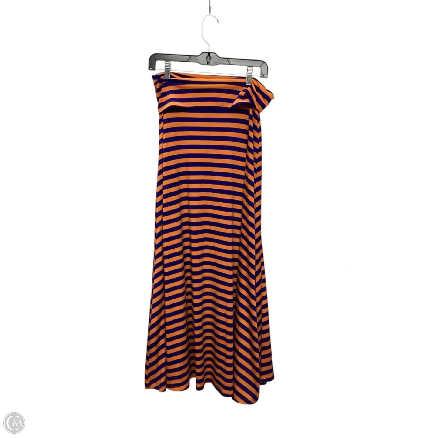 Skirt Maxi By Lularoe In Blue & Orange, Size: S