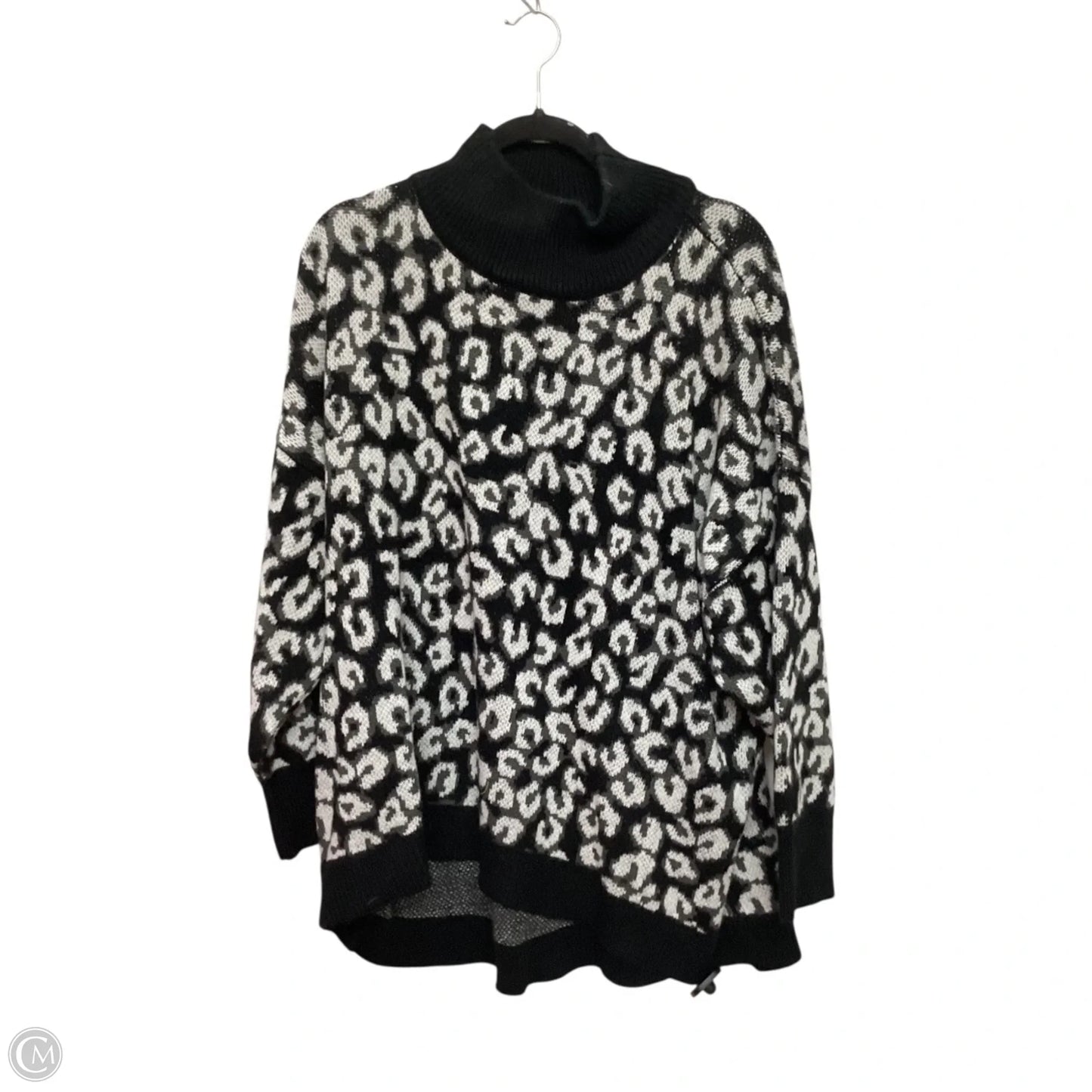 Sweater By Crown And Ivy In Black & White, Size: L