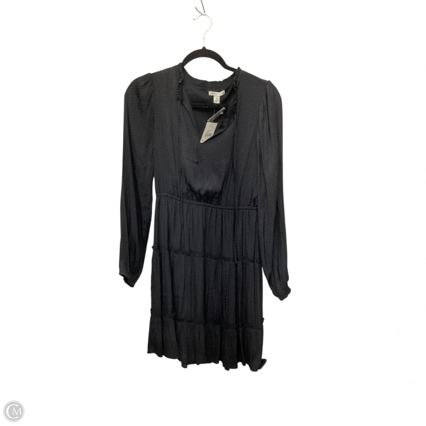 Dress Casual Midi By Cato In Black, Size: Xs