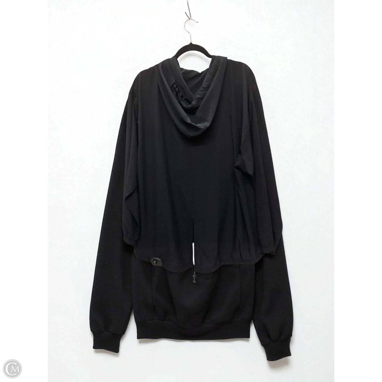 Athletic Jacket By Tangerine In Black, Size: Xxl