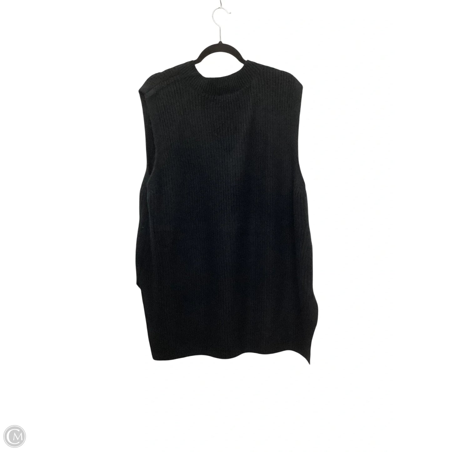 Vest Sweater By Vince Camuto In Black, Size: Xl