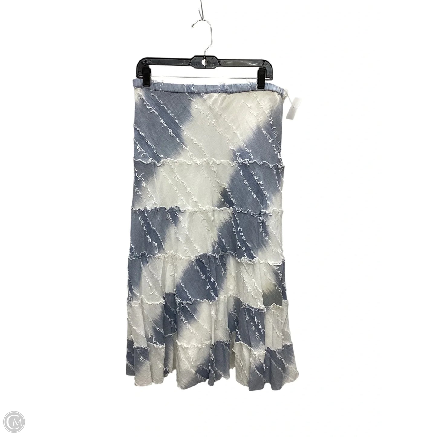 Skirt Midi By Chicos In Blue, Size: M