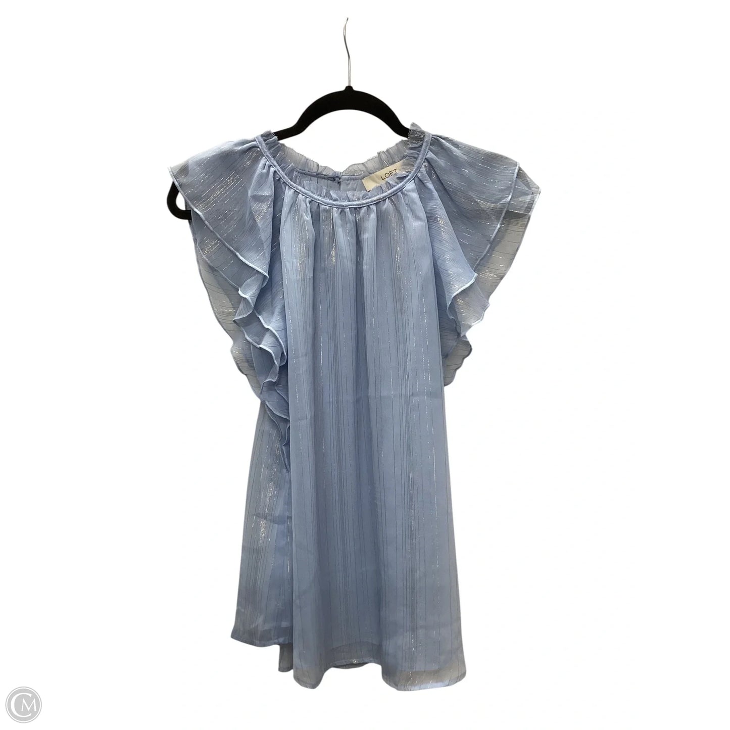 Top Sleeveless Basic By Loft In Blue, Size: S