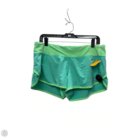 Athletic Shorts By Lululemon In Green, Size: 10