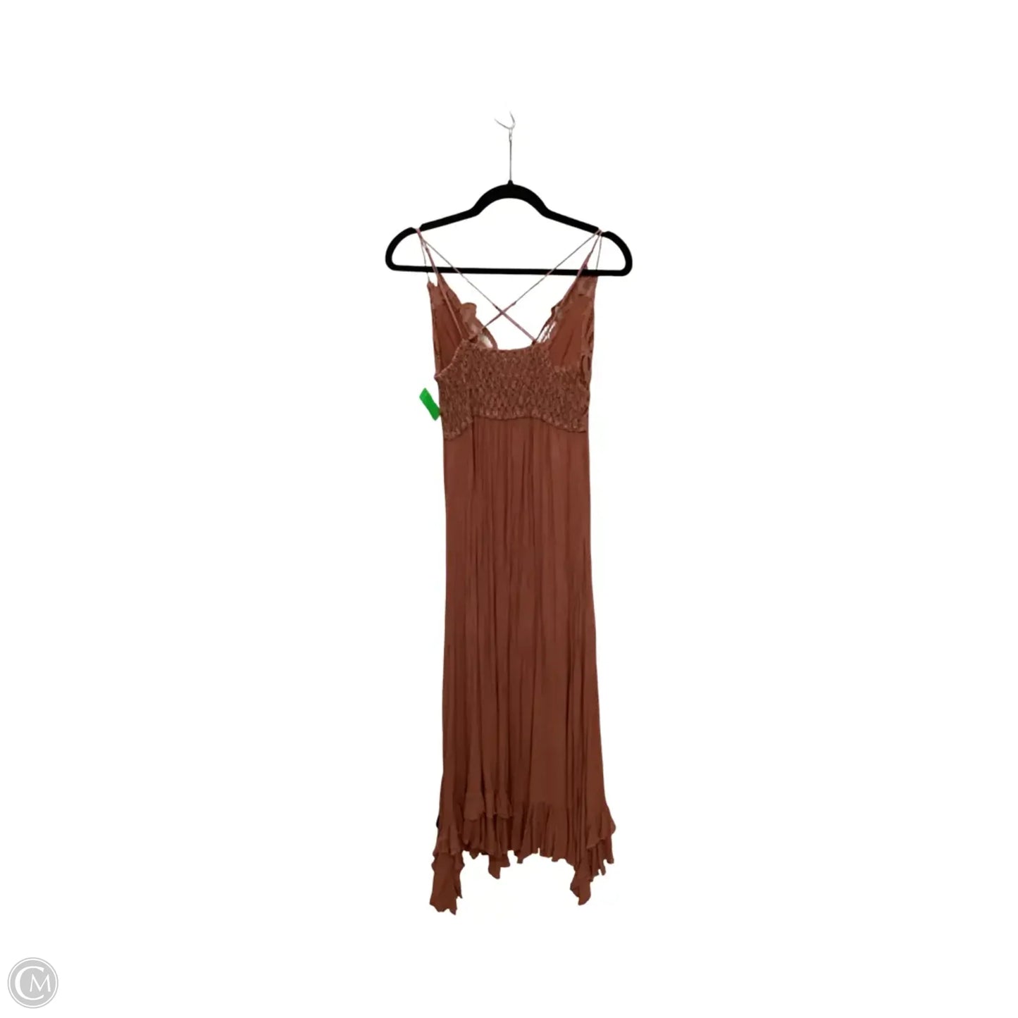 Dress Casual Maxi By Free People In Orange, Size: L