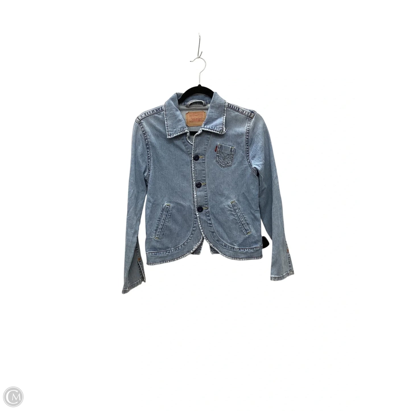 Jacket Denim By Levis In Blue, Size: M