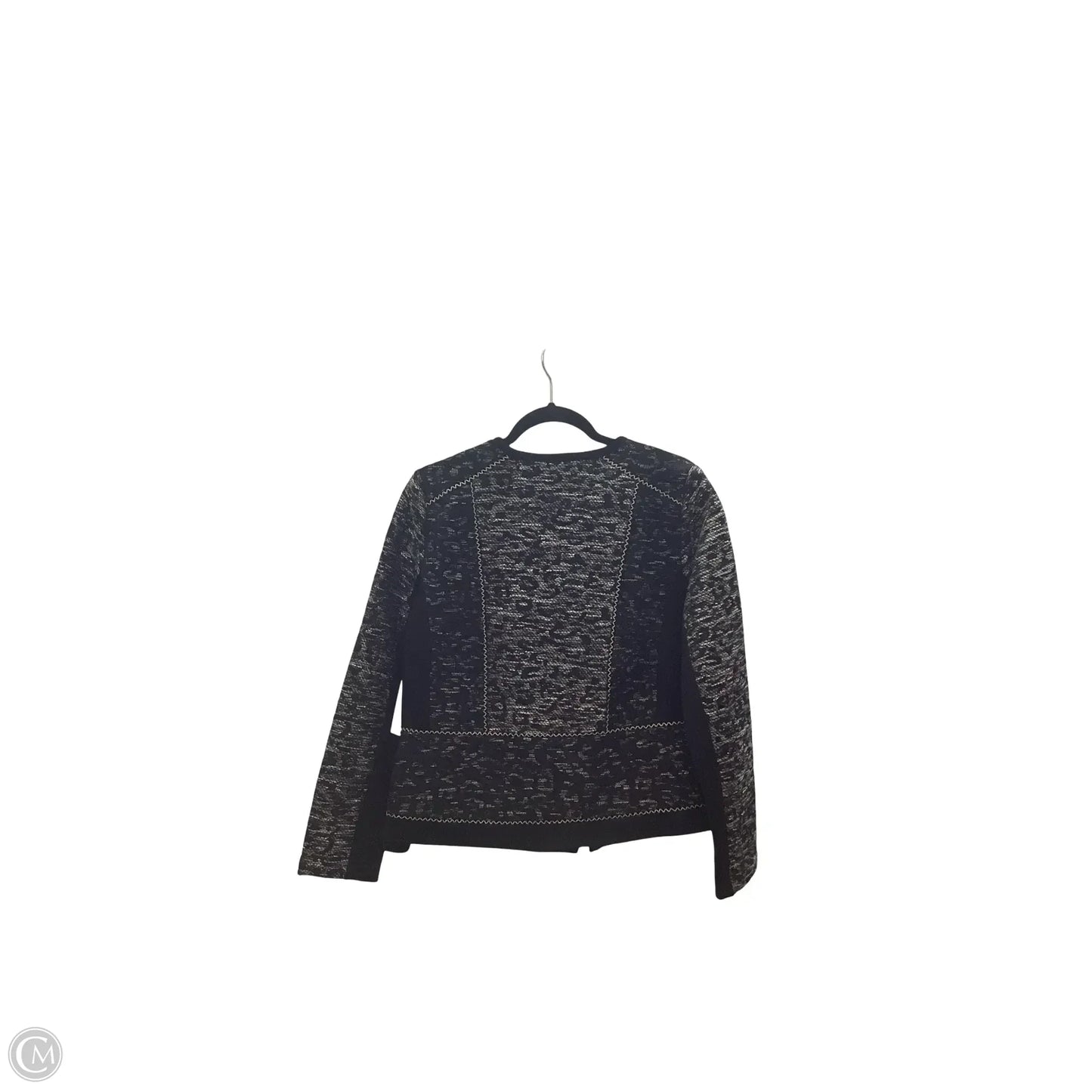 Jacket Moto By Chicos In Black, Size: M