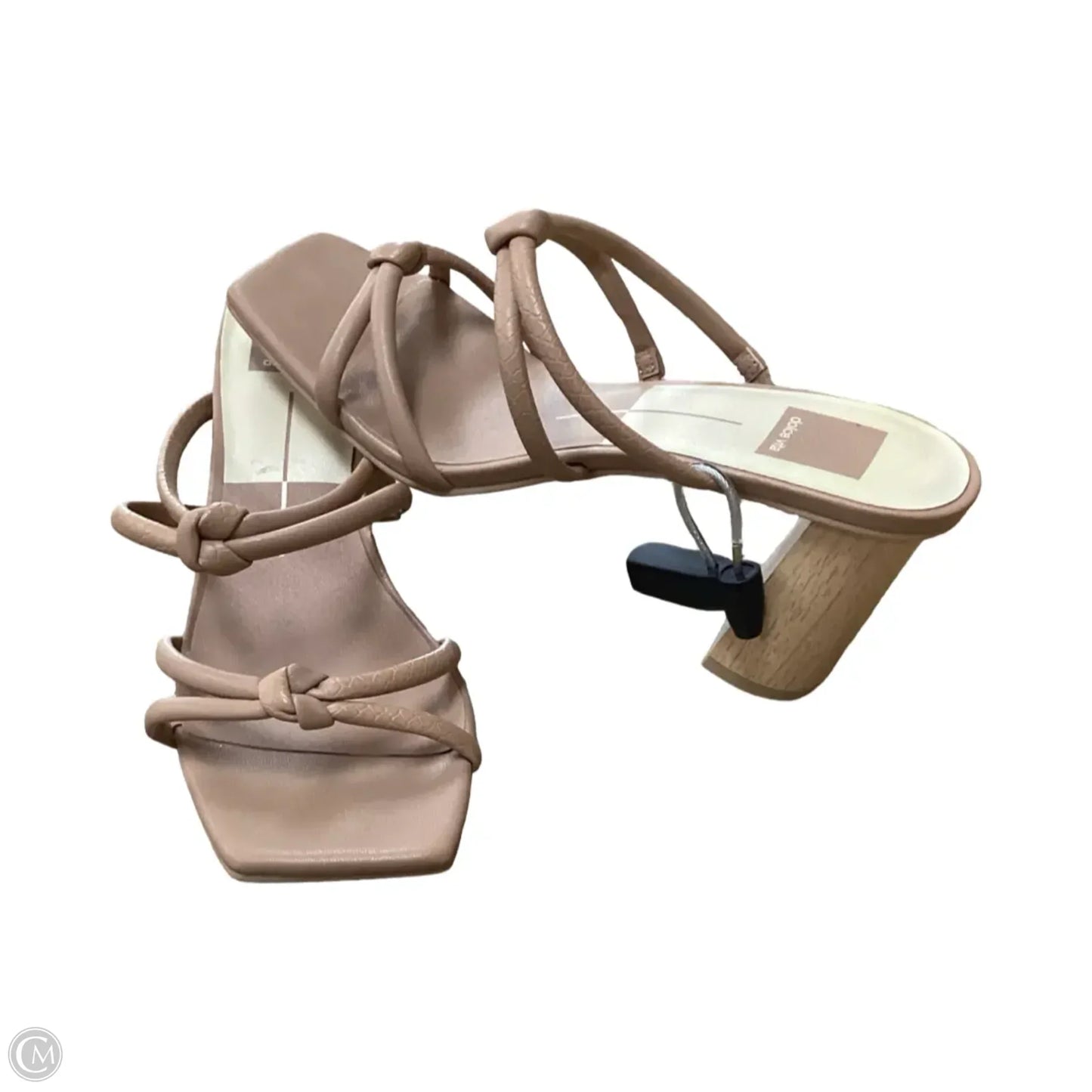 Sandals Heels Block By Dolce Vita In Tan, Size: 8