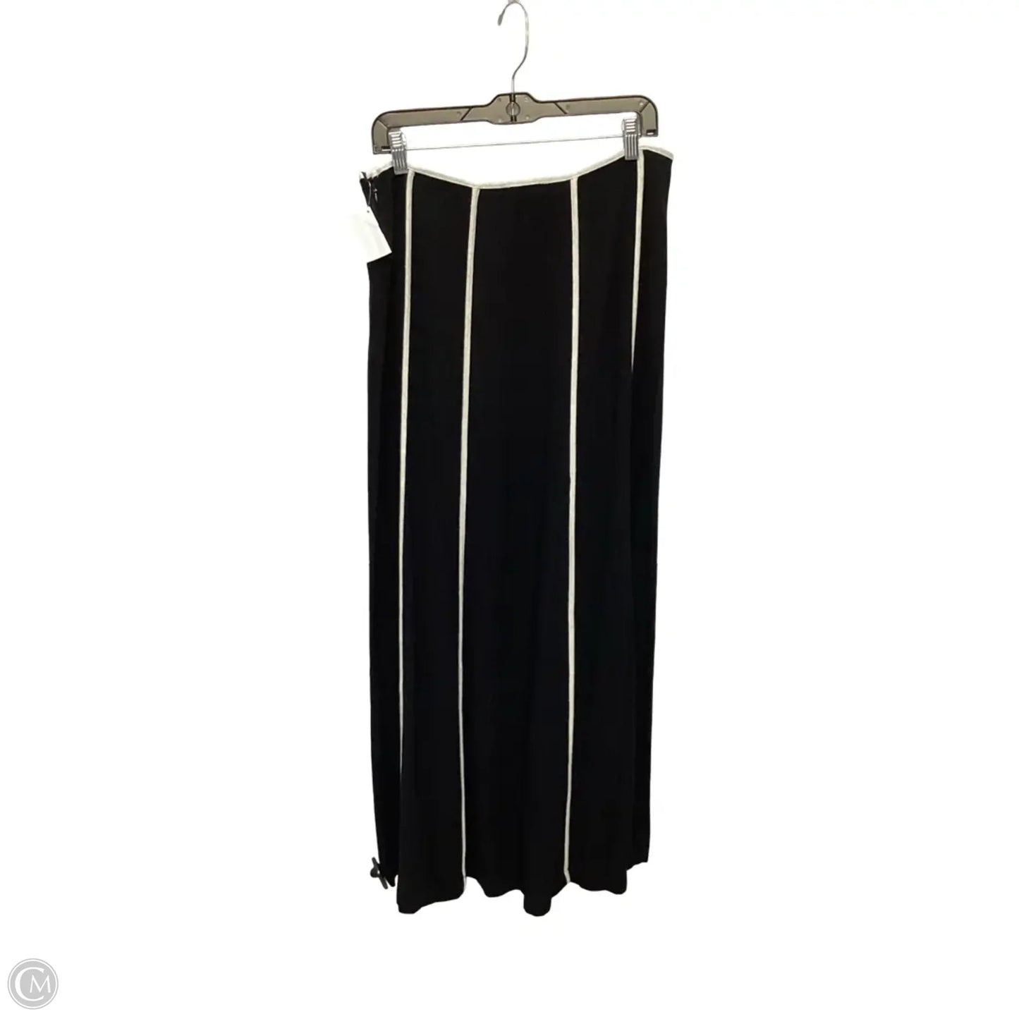 Skirt Maxi By Illa Illa In Black & White, Size: L