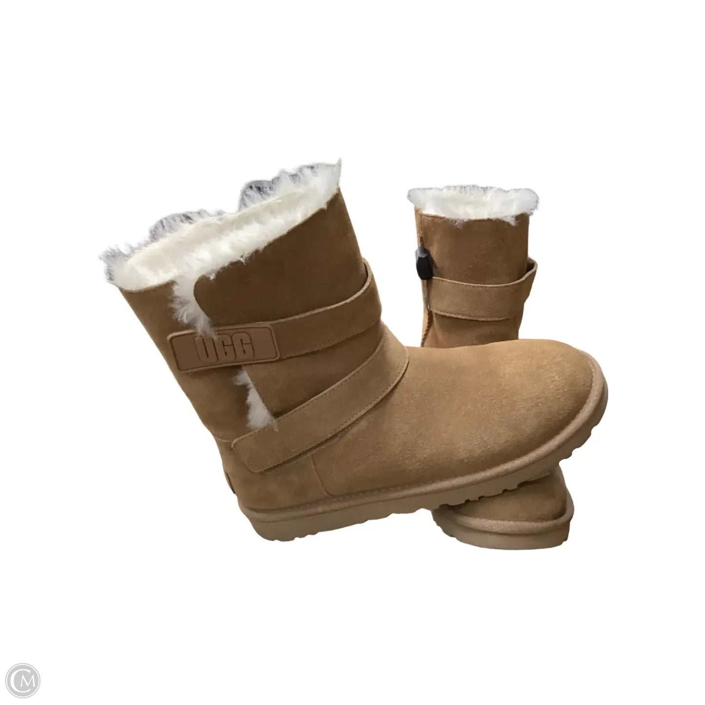 Boots Designer By Ugg In Brown, Size: 10