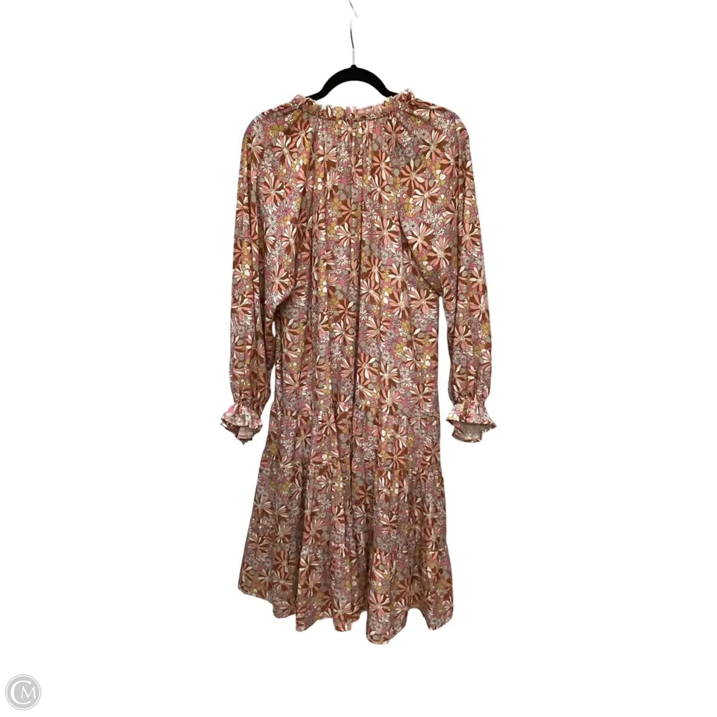 Dress Casual Midi By Carole Christian In Floral Print, Size: S