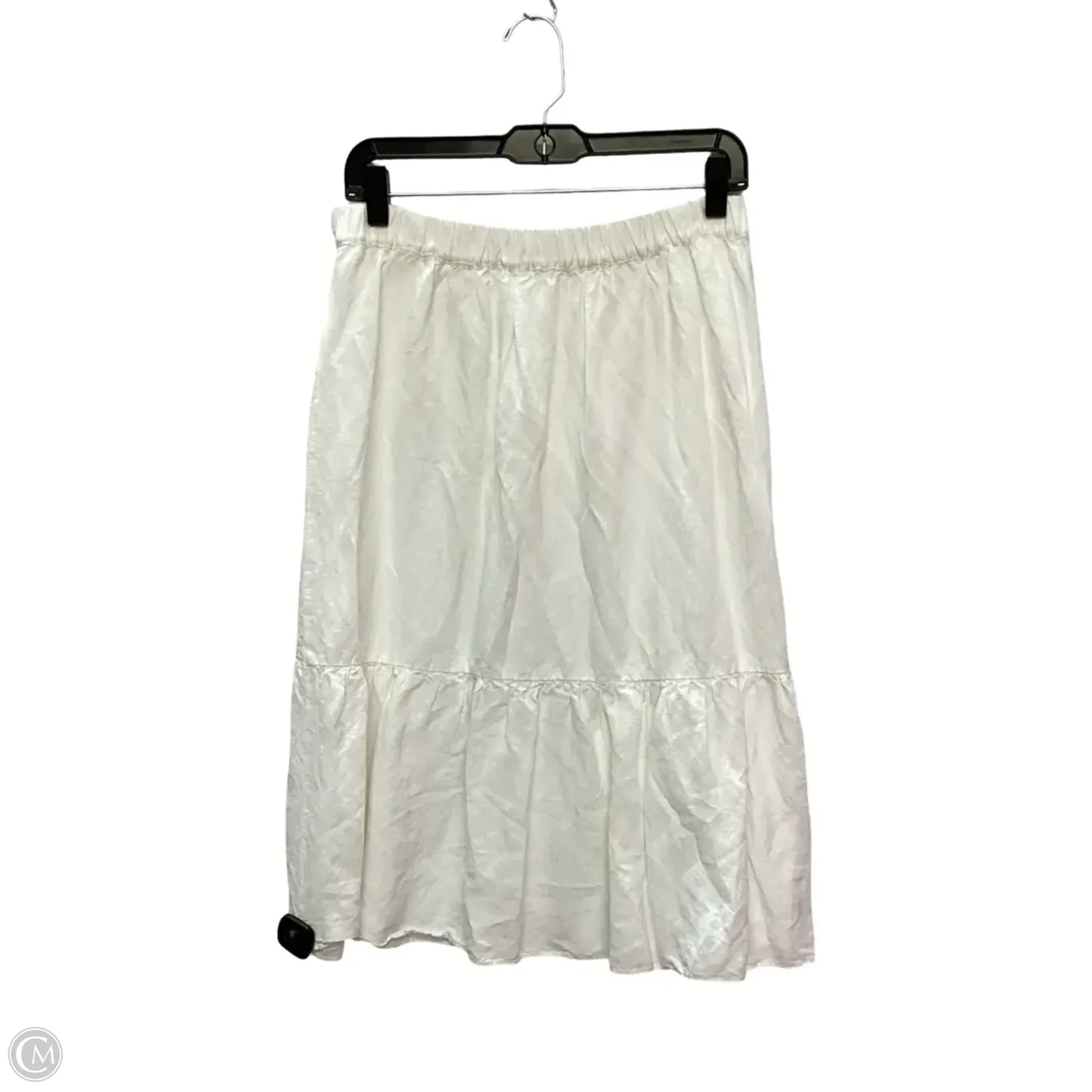 Skirt Midi By Loft In White, Size: S