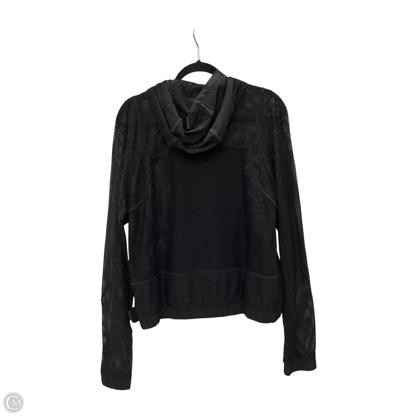 Athletic Jacket By Lululemon In Black, Size: 10