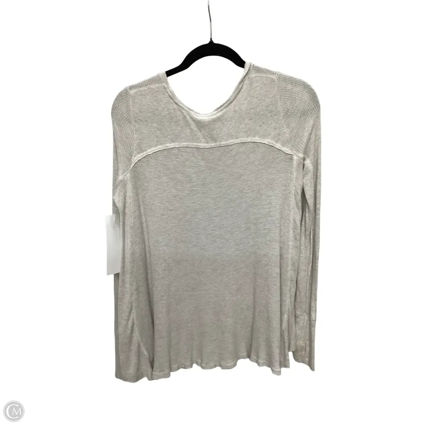 Blouse Long Sleeve By Free People In Tan, Size: Xs