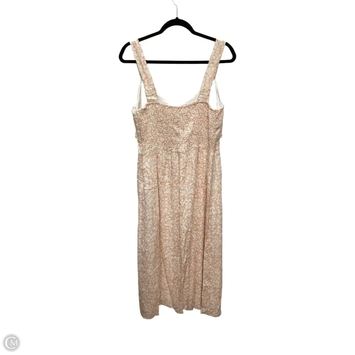 Dress Casual Midi By Clothes Mentor In Orange, Size: L