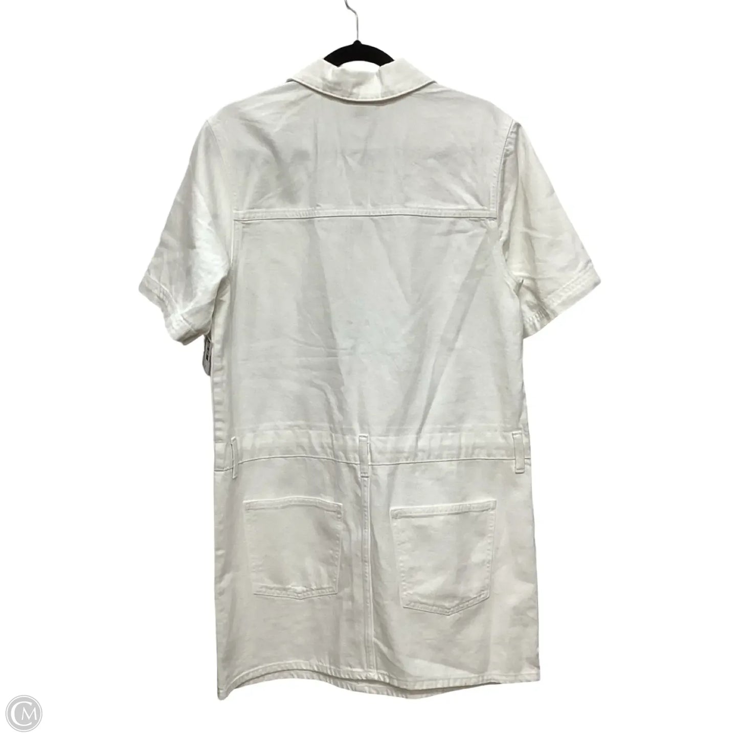 Dress Casual Short By Universal Thread In White Denim, Size: M