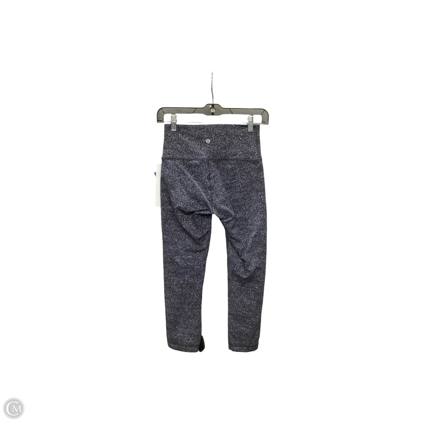 Athletic Capris By Lululemon In Grey, Size: 6