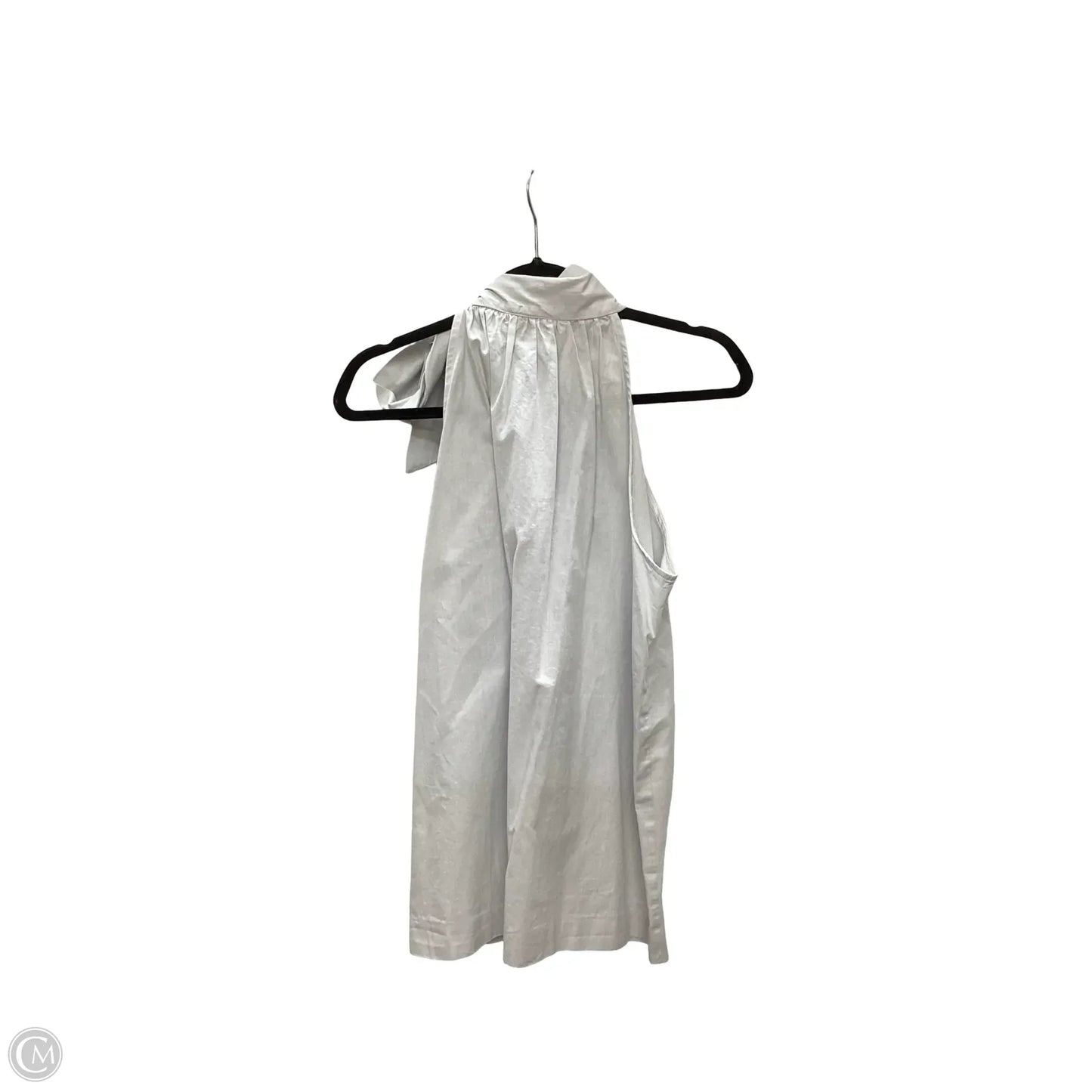 Designer Blouse Sleeveless By Grace Baker In Grey, Size: Xl
