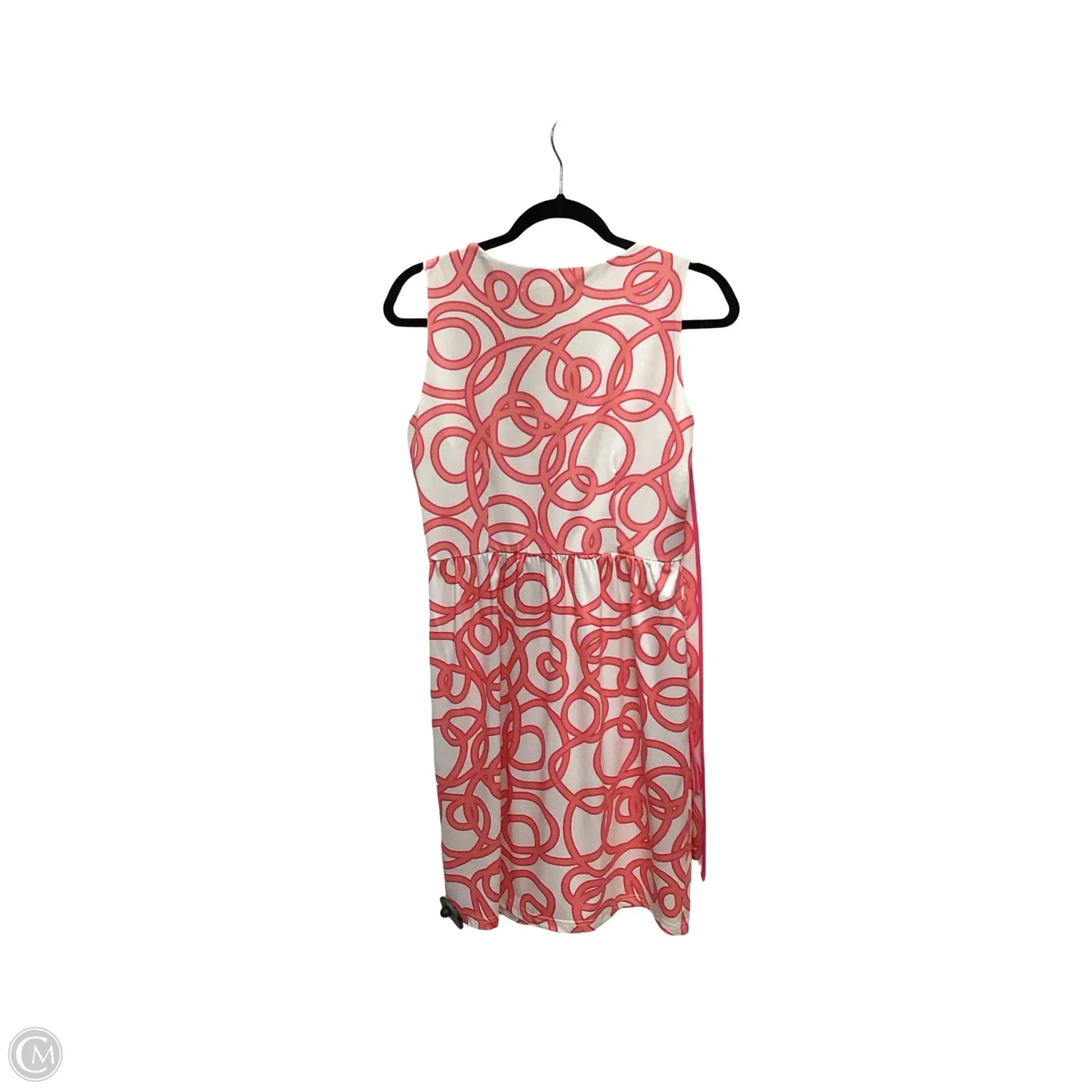 Dress Casual Short By Gretchen Scott In Pink & White, Size: S