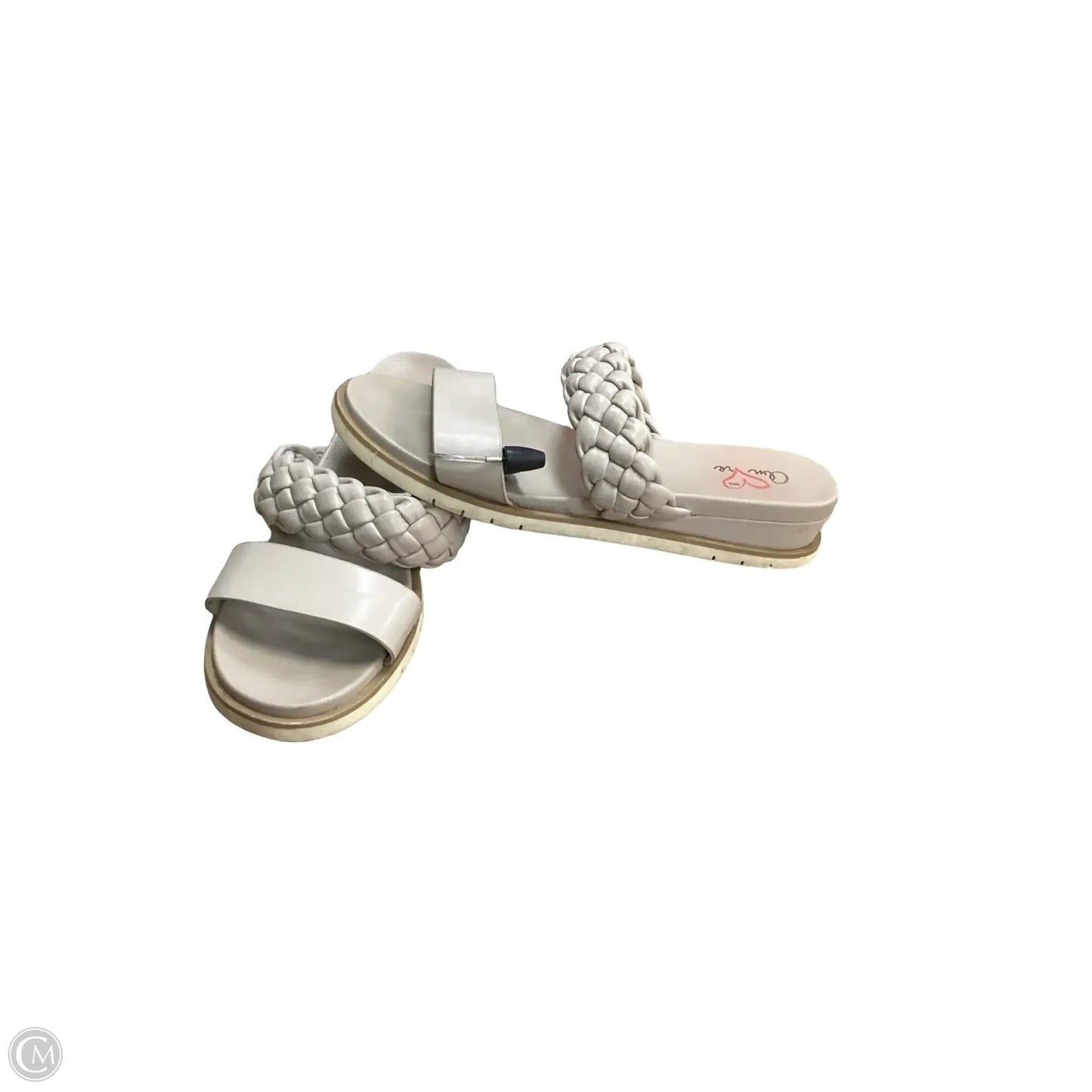Sandals Flats By Amore In Cream, Size: 11