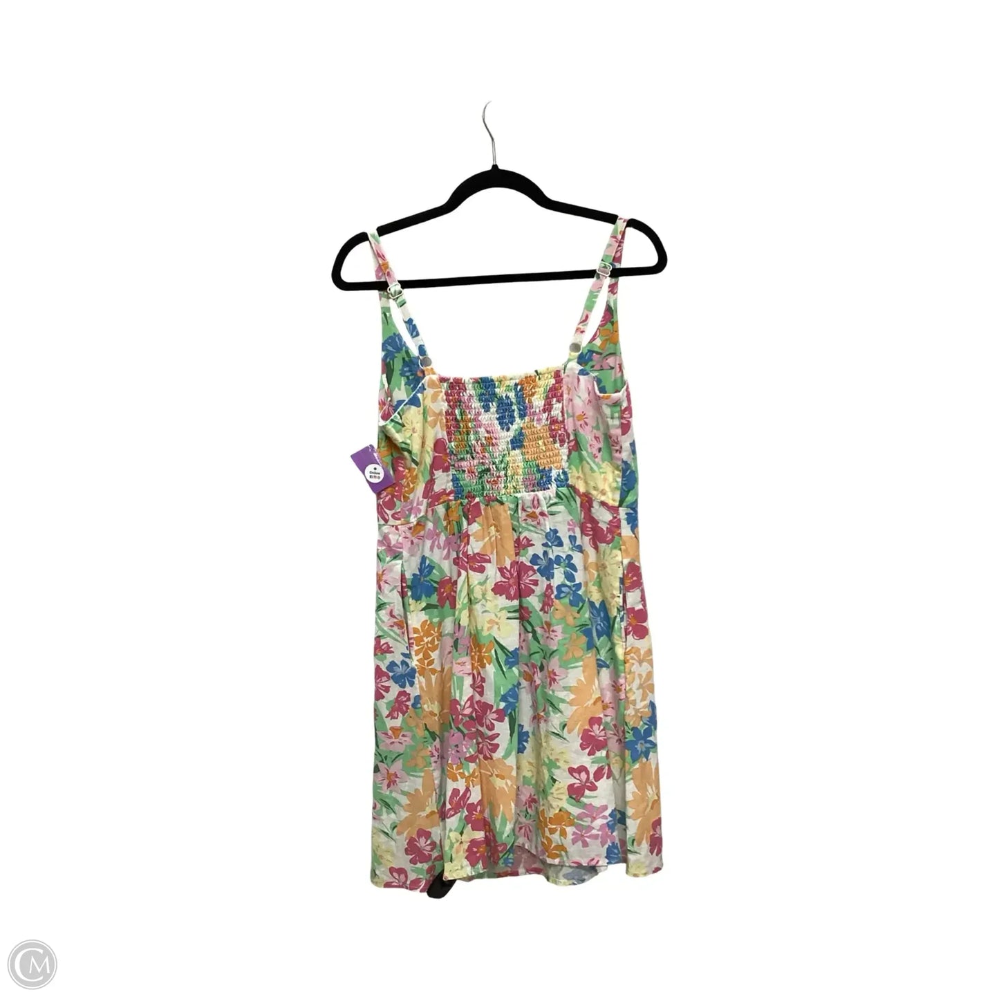 Dress Casual Short By Old Navy In Floral Print, Size: M
