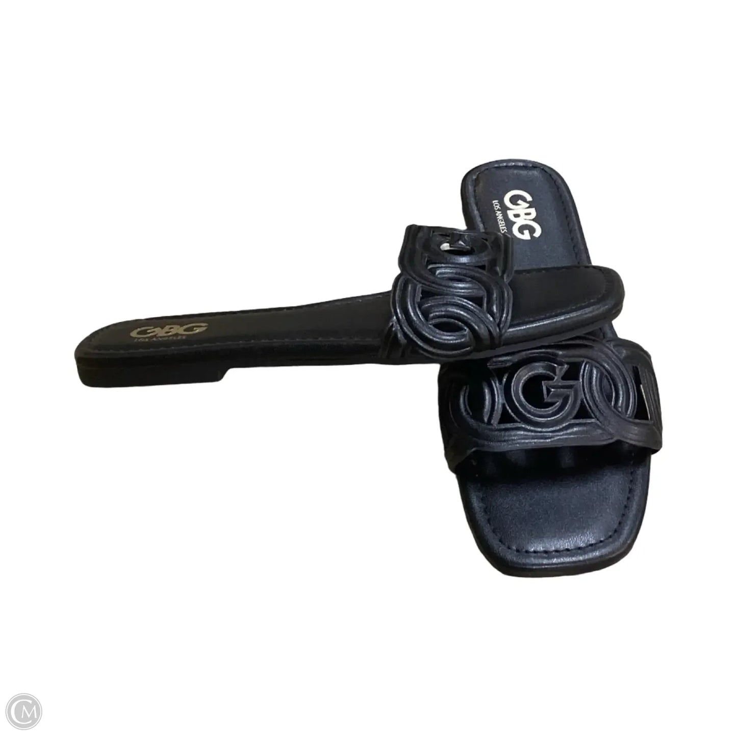 Sandals Flats By GBG In Black, Size: 8