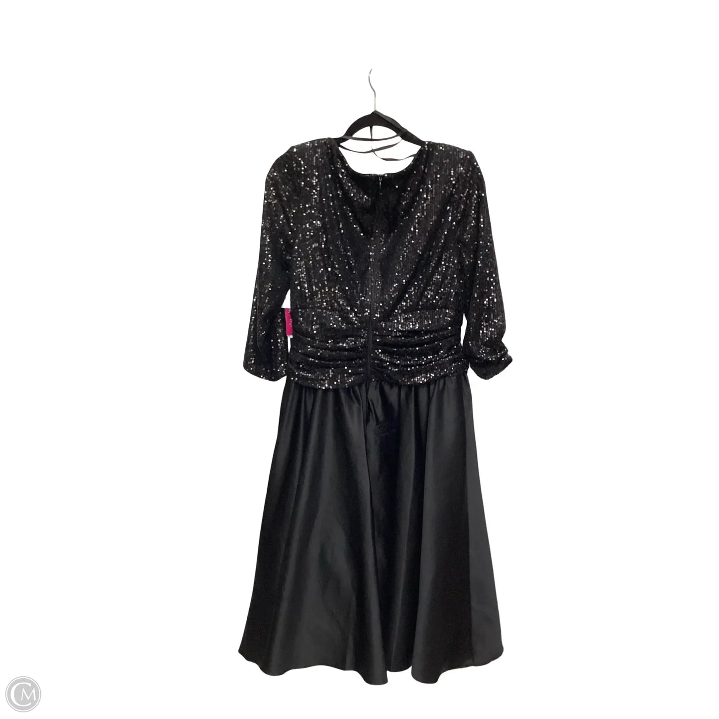 Dress Party Midi By Jessica Howard In Black, Size: Xxl