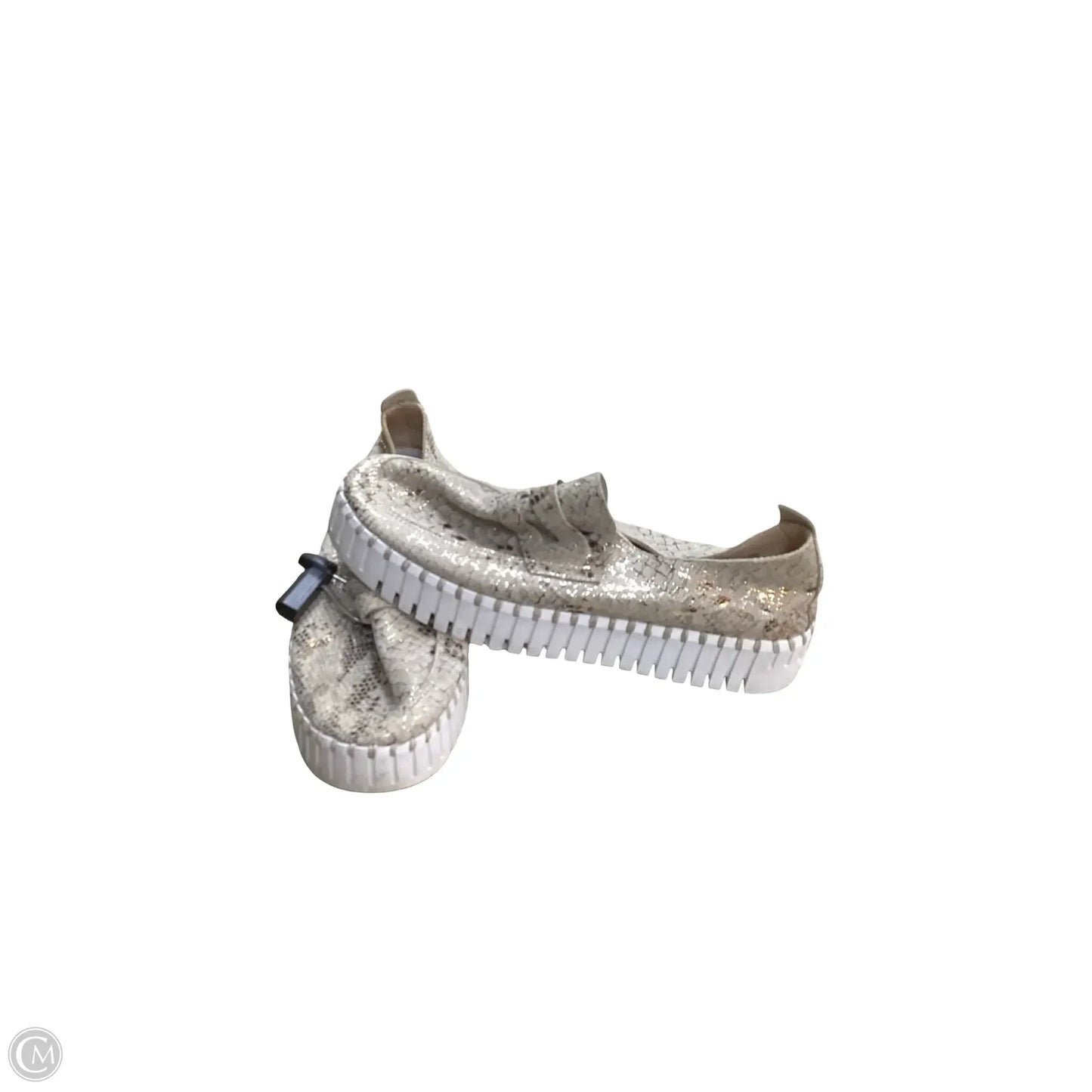 Shoes Sneakers Platform By Clothes Mentor In Tan, Size: 10.5