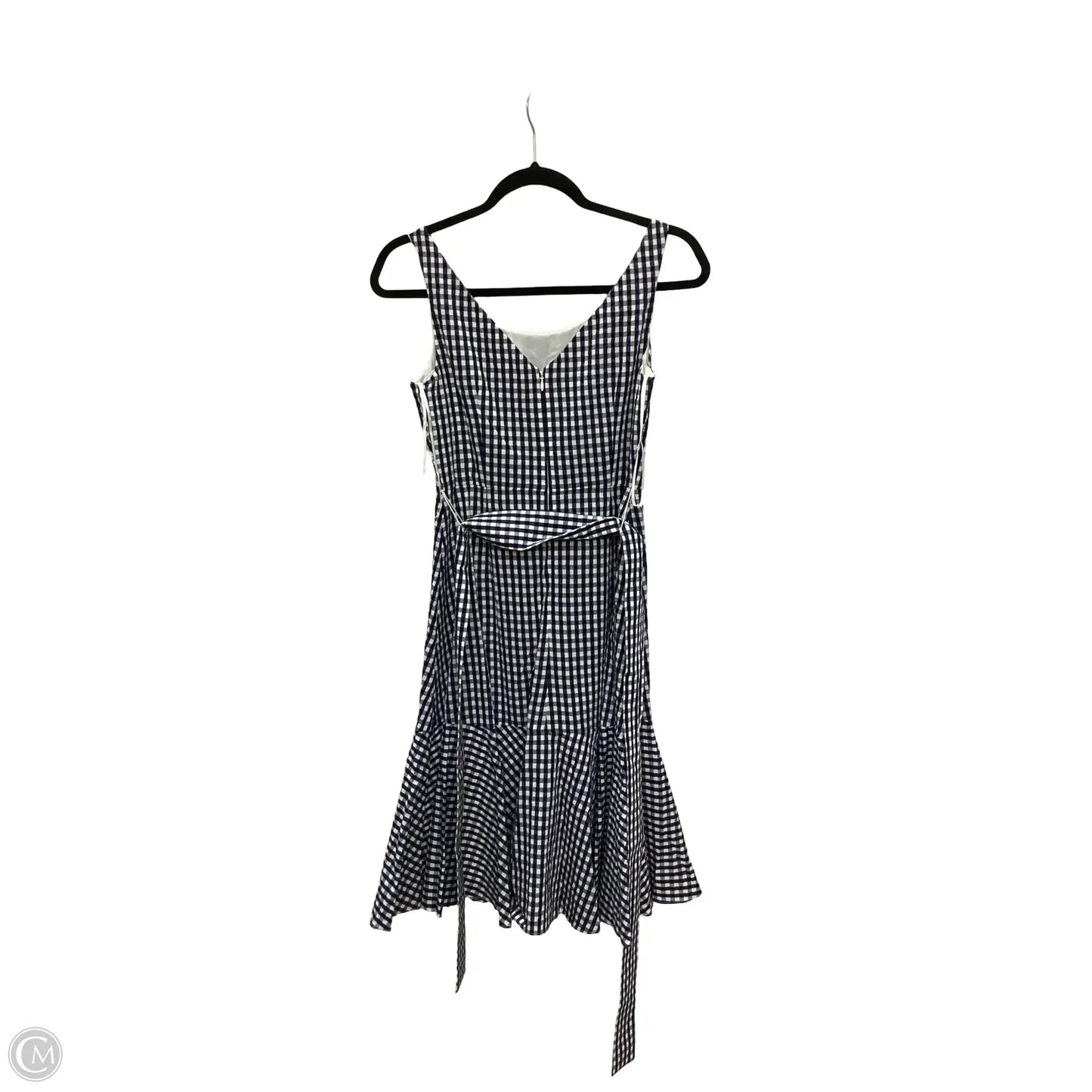 Dress Casual Midi By J. Crew In Blue & White, Size: 2p