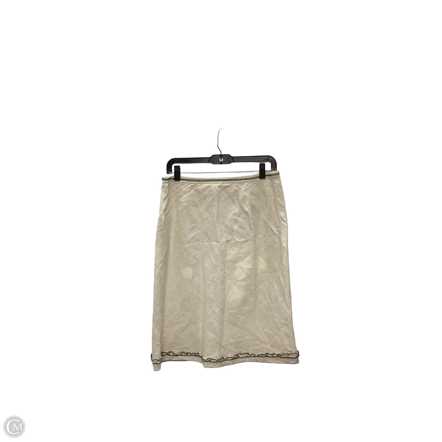 Skirt Midi By Ann Taylor In Cream, Size: 8