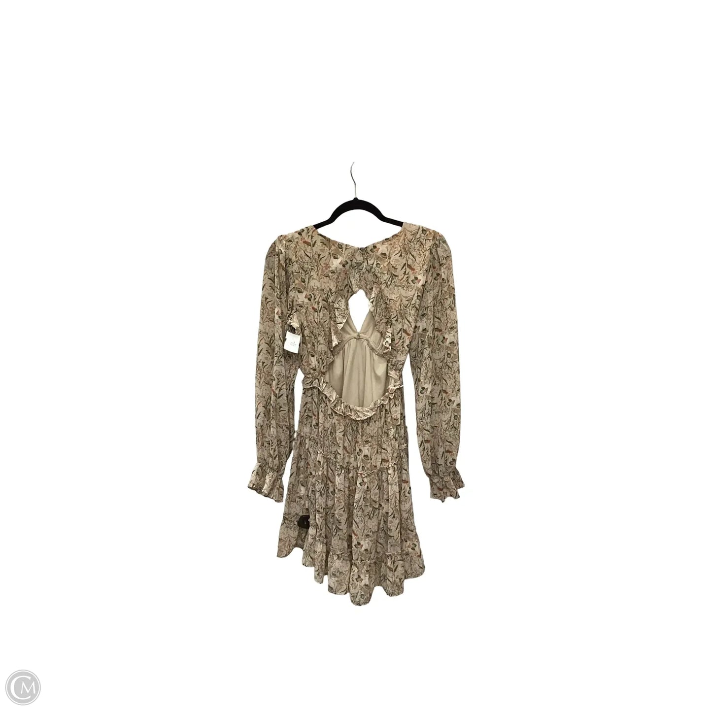 Dress Casual Short By She + Sky In Tan, Size: S