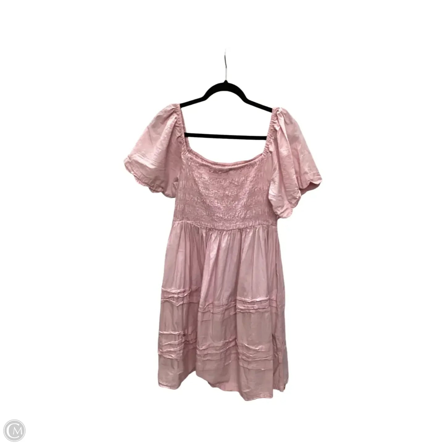 Dress Casual Short By Simply Southern In Pink, Size: L