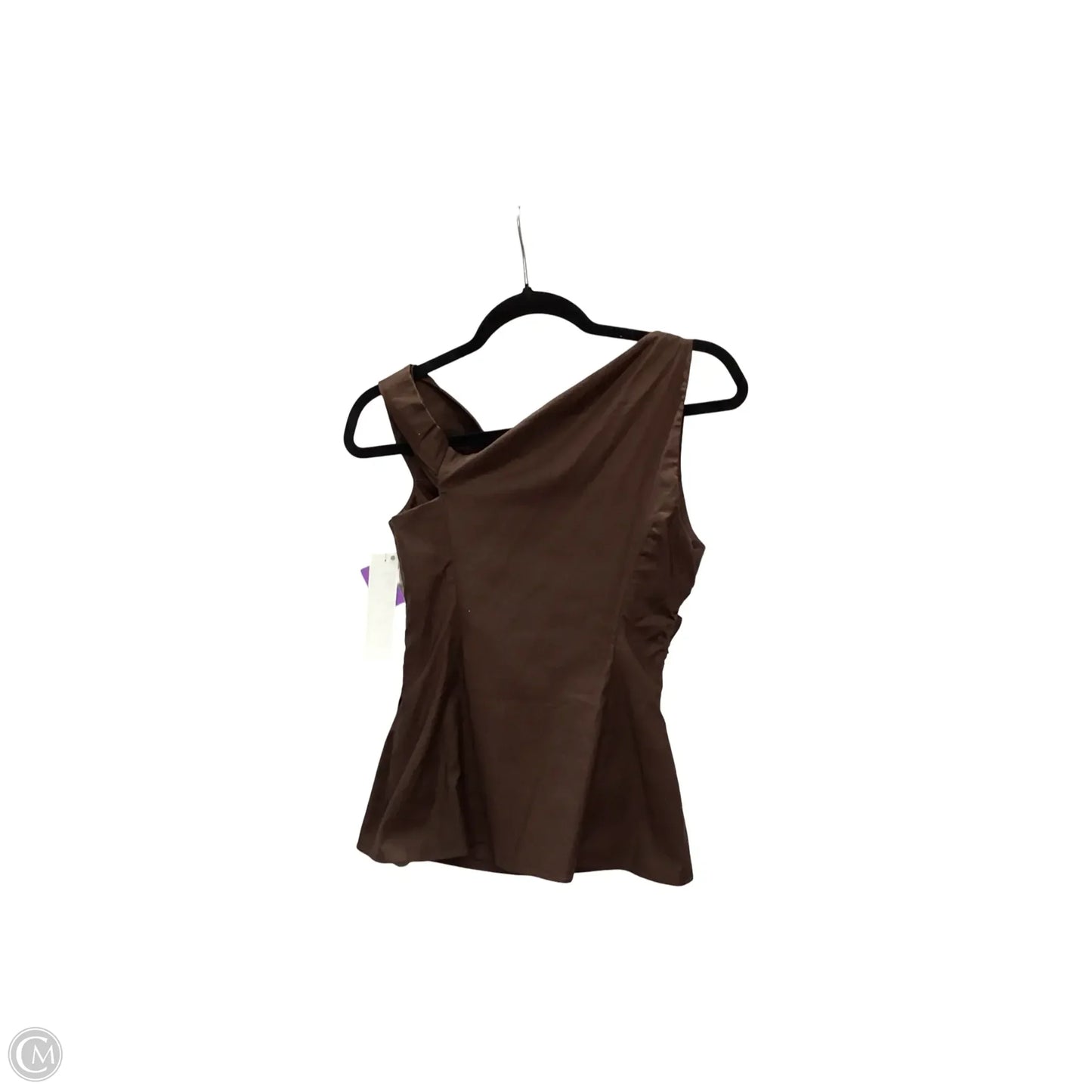Designer Blouse Sleeveless By Reformation In Brown, Size: 2
