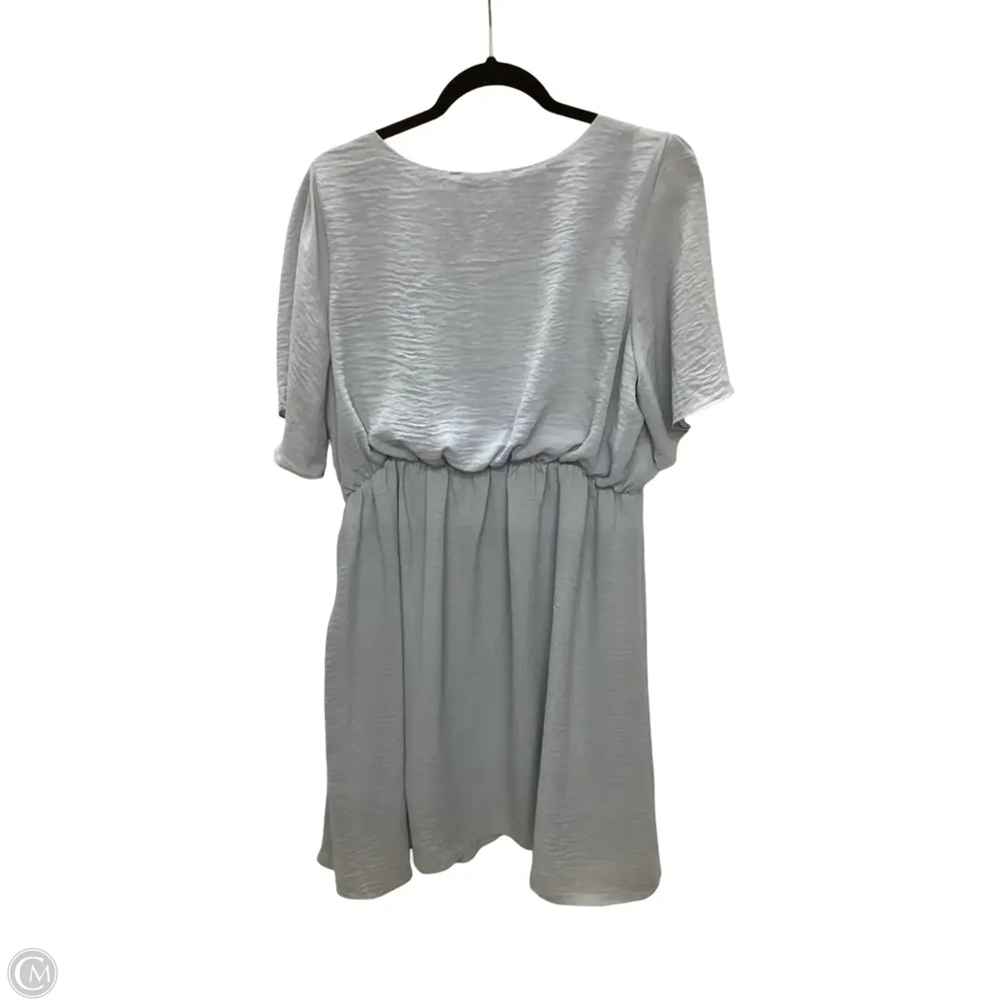 Dress Casual Short By LELA SKY In Blue, Size: 1x